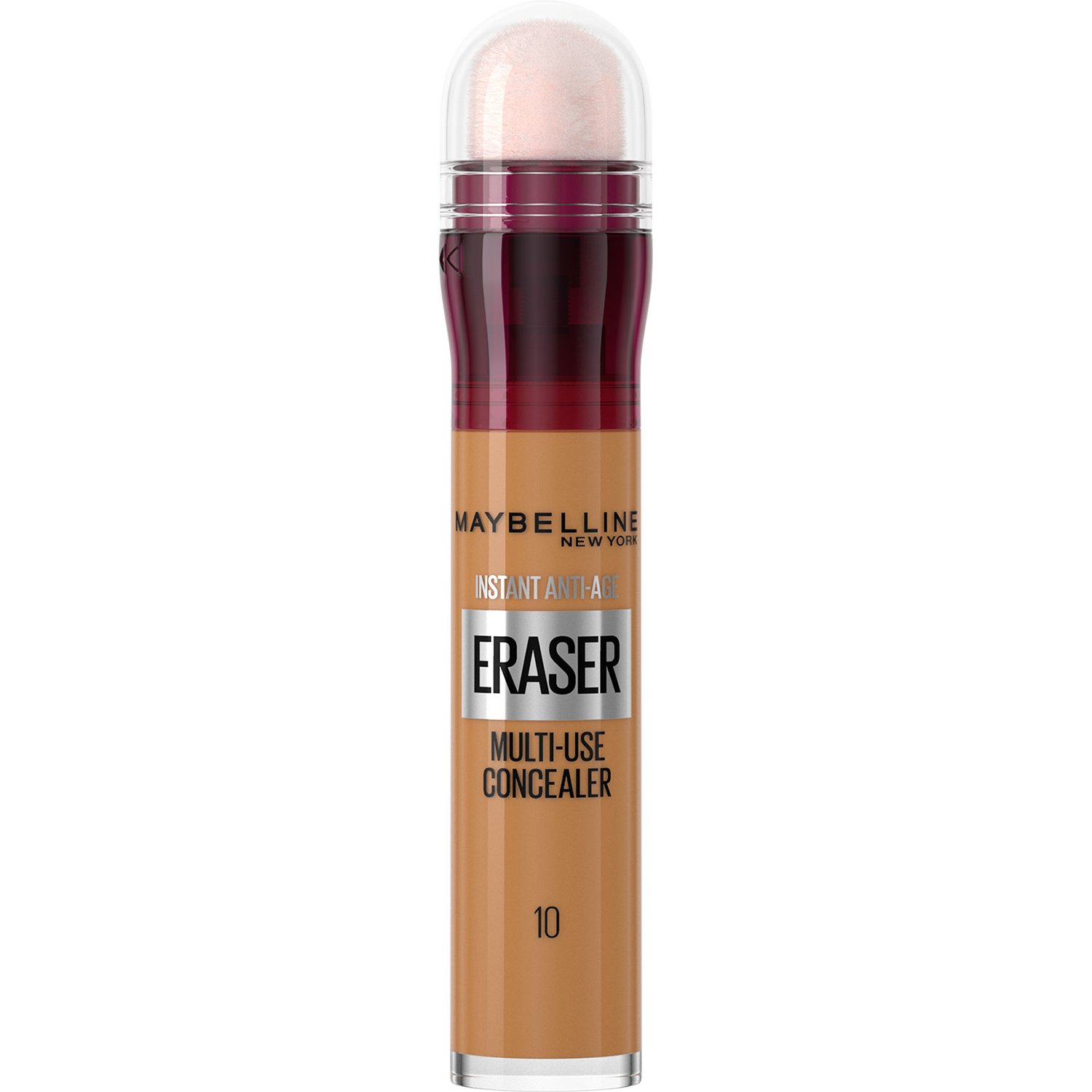 Maybelline Instant Anti-Age Eraser Multi-Use Concealer με Ενσωματωμένο Σφουγγαράκι 6ml - 10 Caramel