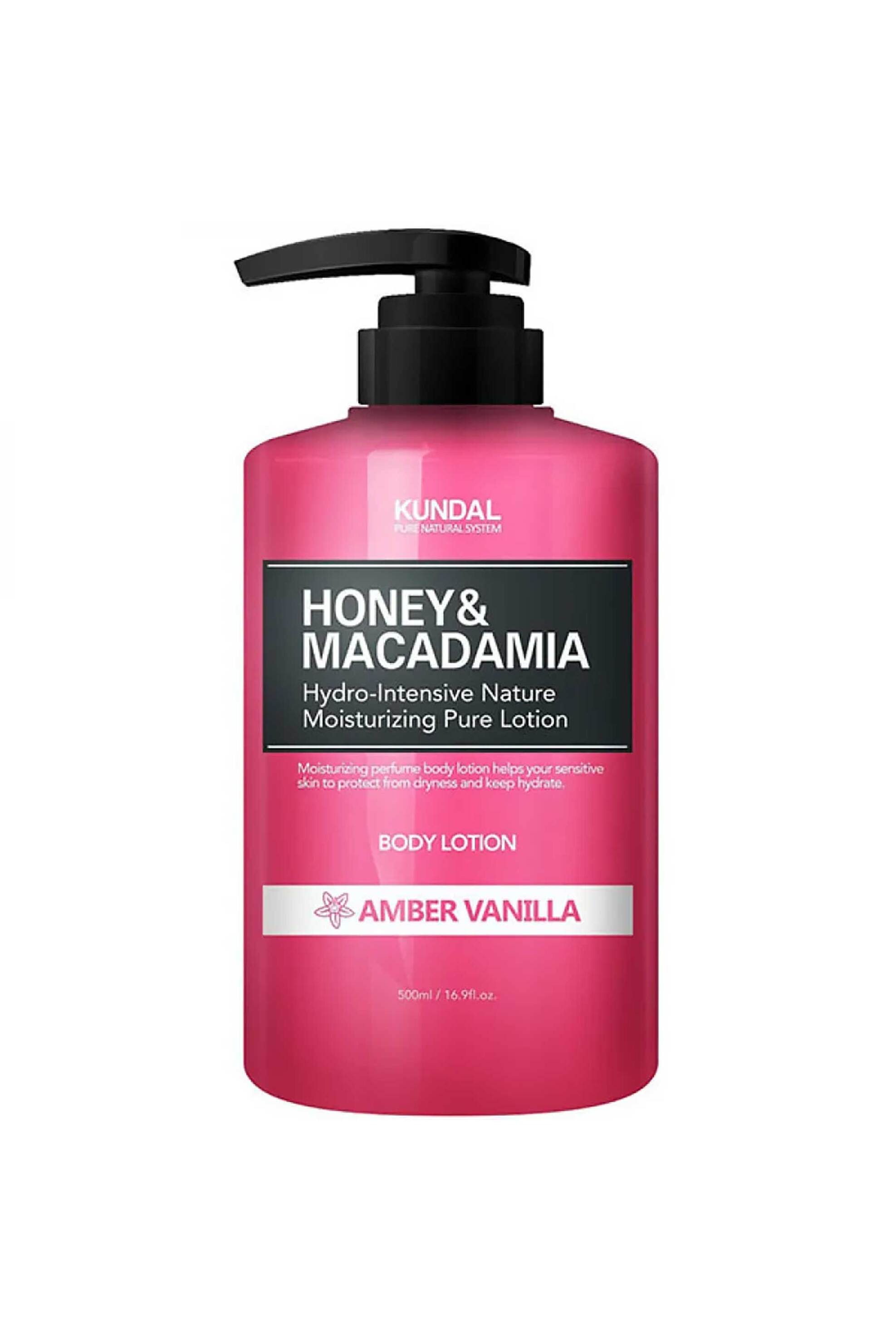 Kundal Honey & Macadamia Pure Body Lotion Amber Vanilla 500 ml
