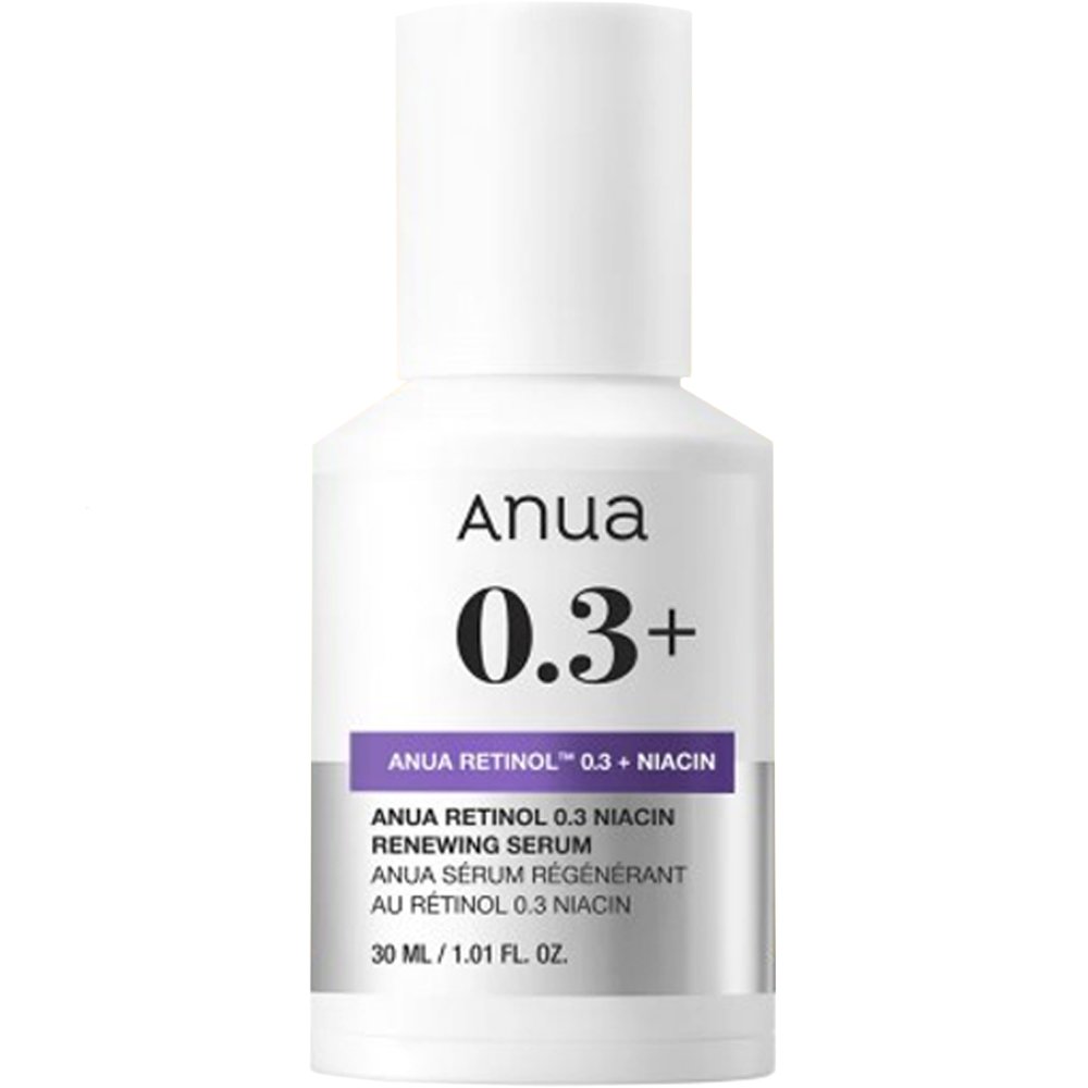 Anua Retinol 0.3 + Niacin Renewing Face Serum Ορός Προσώπου με Νανορετινόλη & Νιασιναμίδη για Βελτίωση της Μελάγχρωσης, Αντιγήρανσης & Φωτεινότητας 30ml