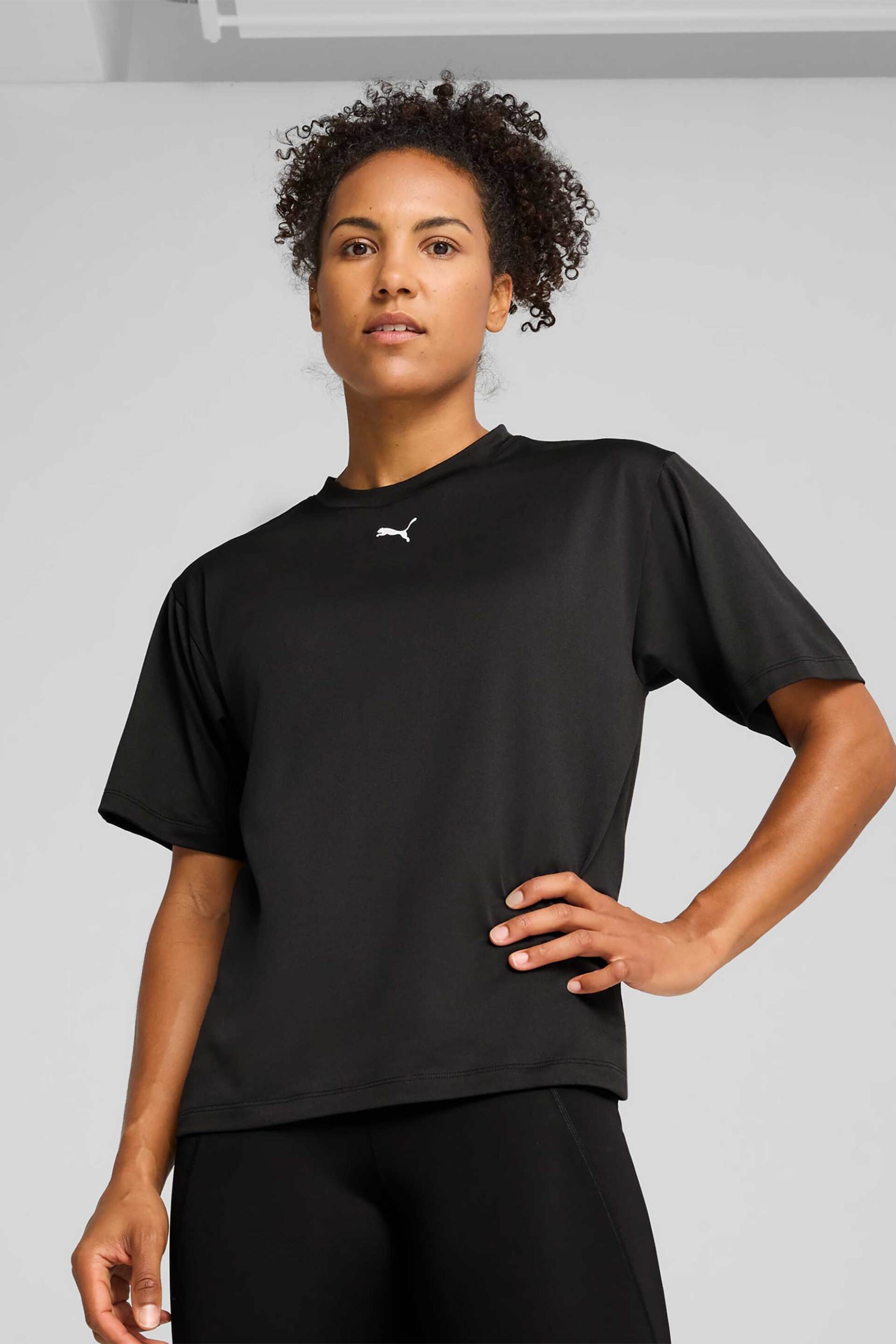 Puma γυναικείο T-shirt με λογότυπο Relaxed Fit "Train All Day Essentials"