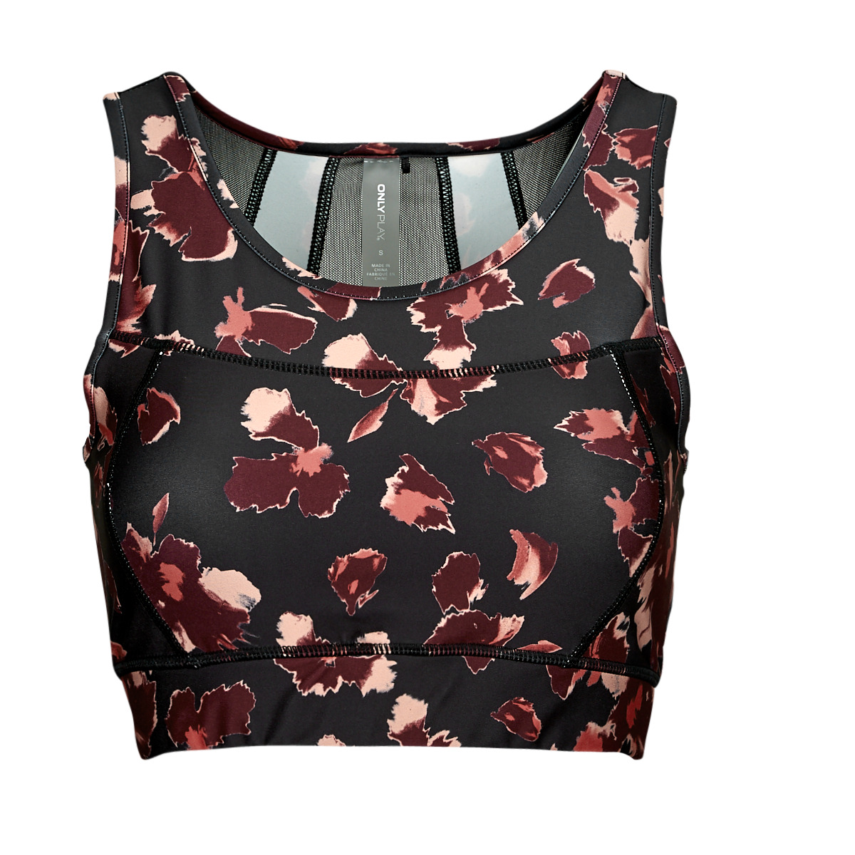 Αθλητικά μπουστάκια Only Play ONPFLORA-2 LIFE AOP SPORTS BRA