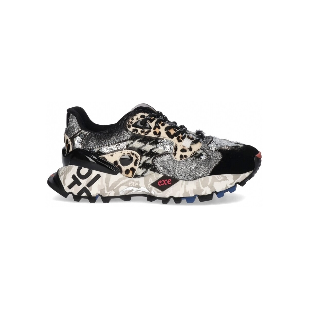 Sneakers Exé Shoes EXÉ Sneakers 134-10P - Black/Pewter
