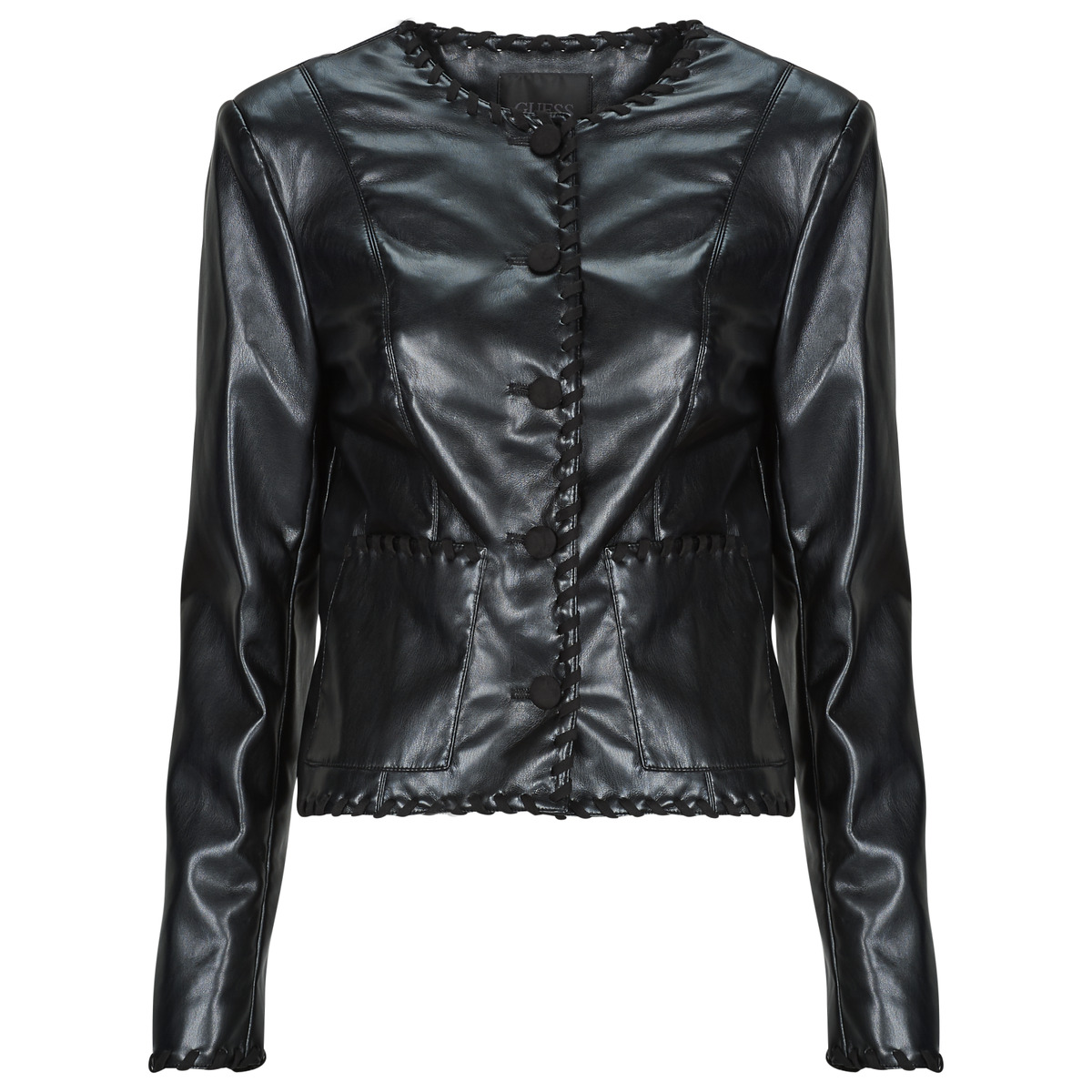Δερμάτινο Μπουφάν Guess LEONTINE