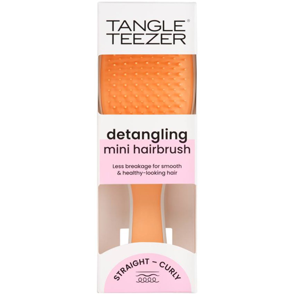 Tangle Teezer The Mini Ultimate Detangler Millenian Pink Mini Βούρτσα Μαλλιών για Ξεμπέρδεμα Χωρίς Σπάσιμο & Εύκολη Μεταφορά 1 Τεμάχιο