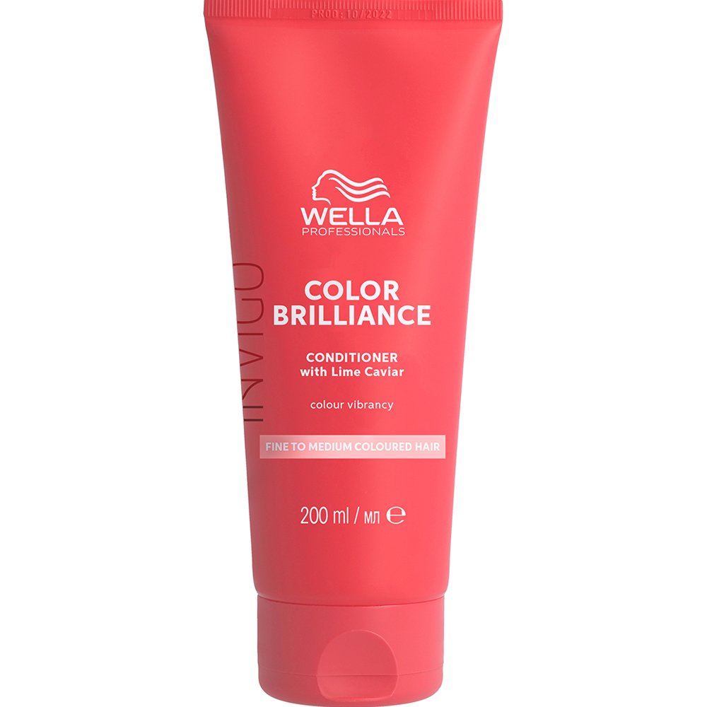 Wella Professionals Invigo Color Brilliance Conditioner With Lime Caviar Fine to Medium Coloured Hair Μαλακτική Κρέμα για Βελτίωση της Ζωντάνιας του Χρώματος σε Βαμμένα Λεπτά έως Κανονικά Μαλλιά 200ml