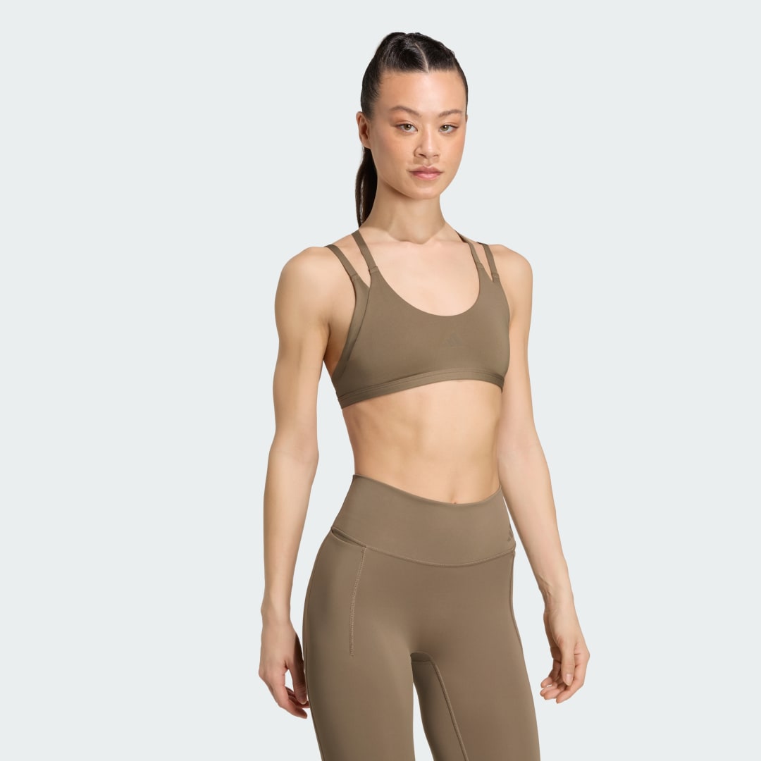 Αθλητικό bra ελαφριάς υποστήριξης Optime Workout Strappy