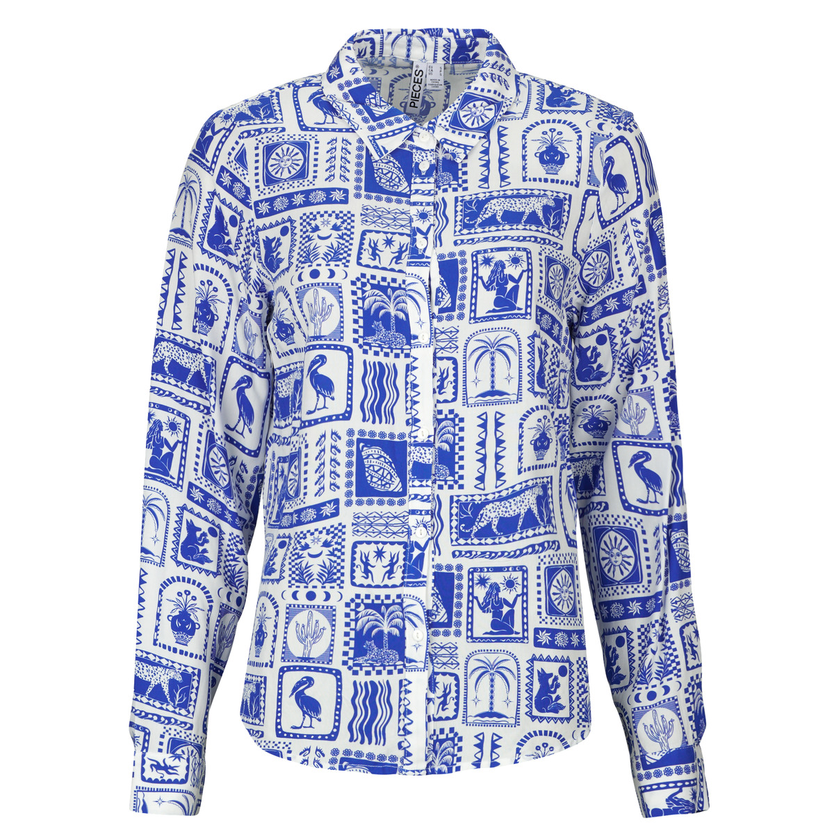 Πουκάμισα Pieces PCSAYLOR LS SHIRT WVN