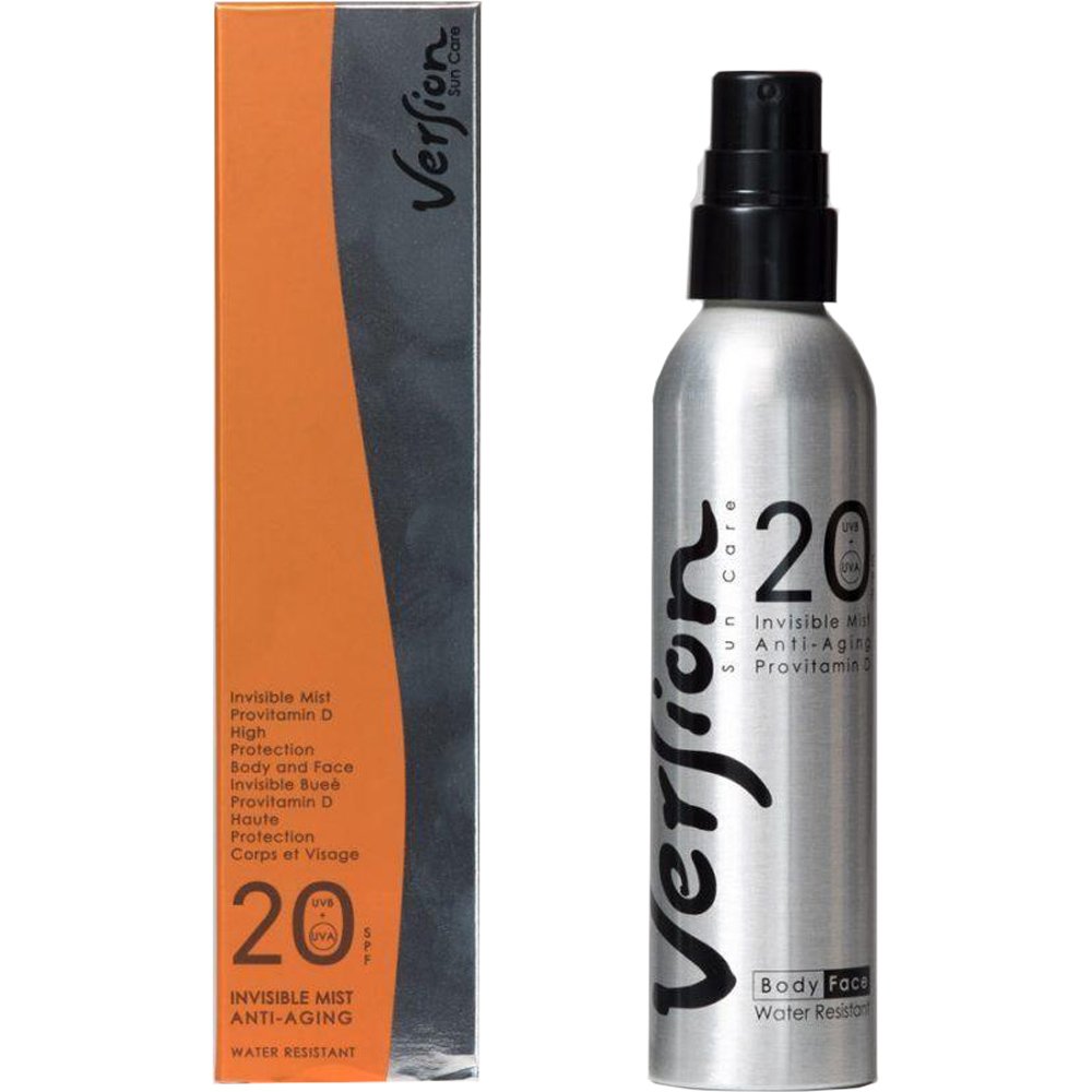 Version Invisible Mist Anti-Aging Spray Spf20 Αόρατο Αντηλιακό Σπρέι Προσώπου & Σώματος Αντιρυτιδικής Δράσης Μεσαίας Προστασίας 200ml