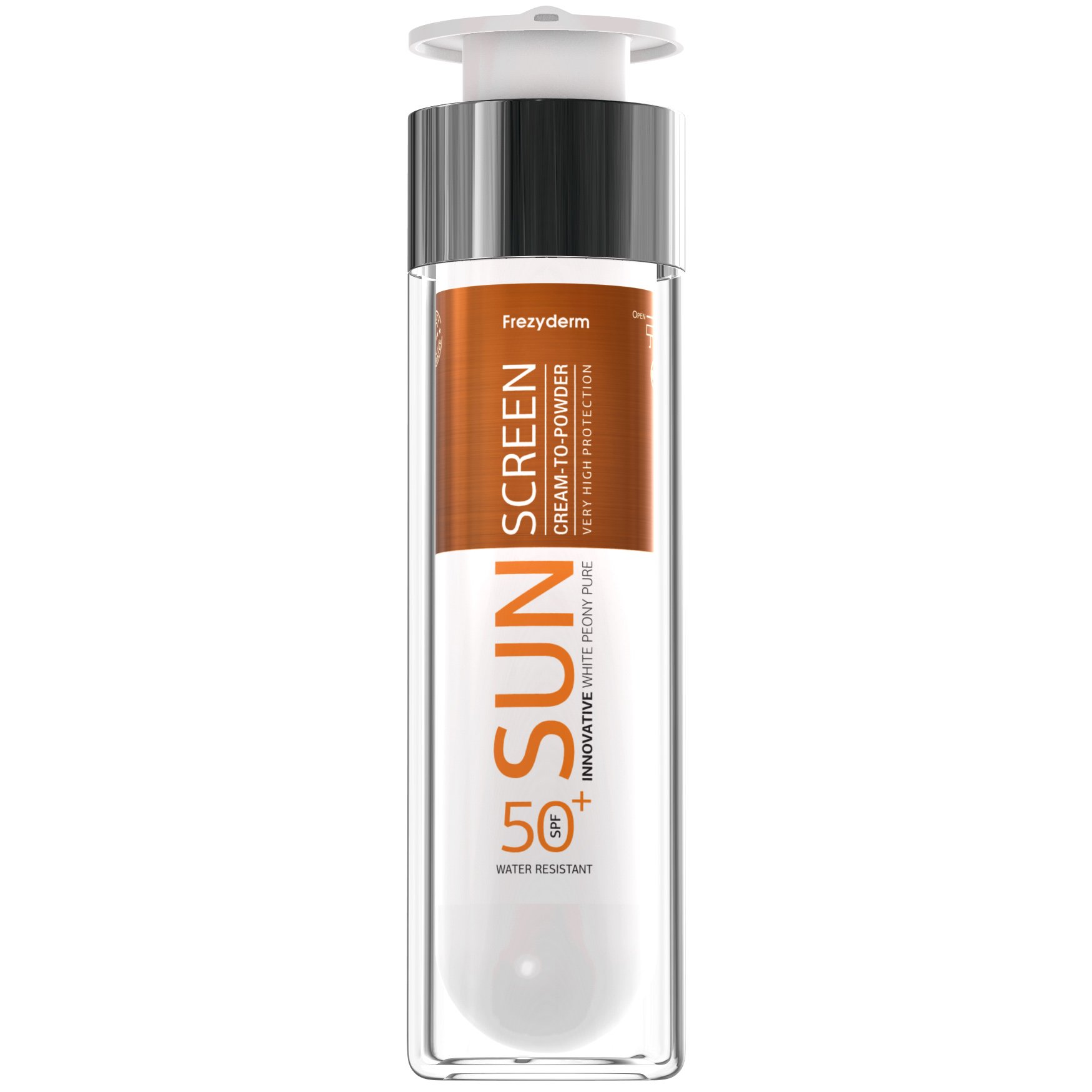Frezyderm Sunscreen Cream to Powder Spf50+ Αδιάβροχη Αντηλιακή Κρέμα Προσώπου Πολύ Υψηλής Προστασίας με Πουδρένιο Φινίρισμα 50ml
