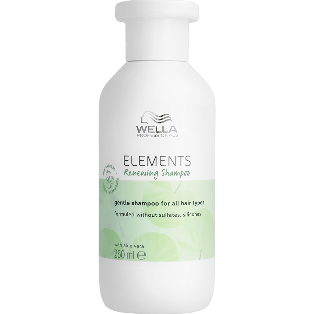 Wella Professionals Elements Renewing Shampoo with Aloe Vera for all Hair Types Σαμπουάν Ήπιας Σύνθεσης με Αλόη για Όλους τους Τύπους Μαλλιών 250ml