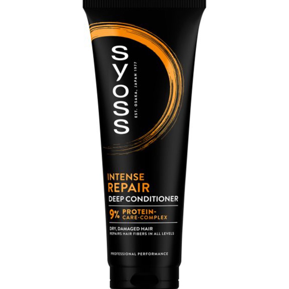 Syoss Intense Repair Dry, Damaged Hair Deep Conditioner Ενυδατική Εντατική Μαλακτική Κρέμα με 9% Protein-Care-Complex για την Αντιμετώπιση του Σπασίματος των Μαλλιών 250ml