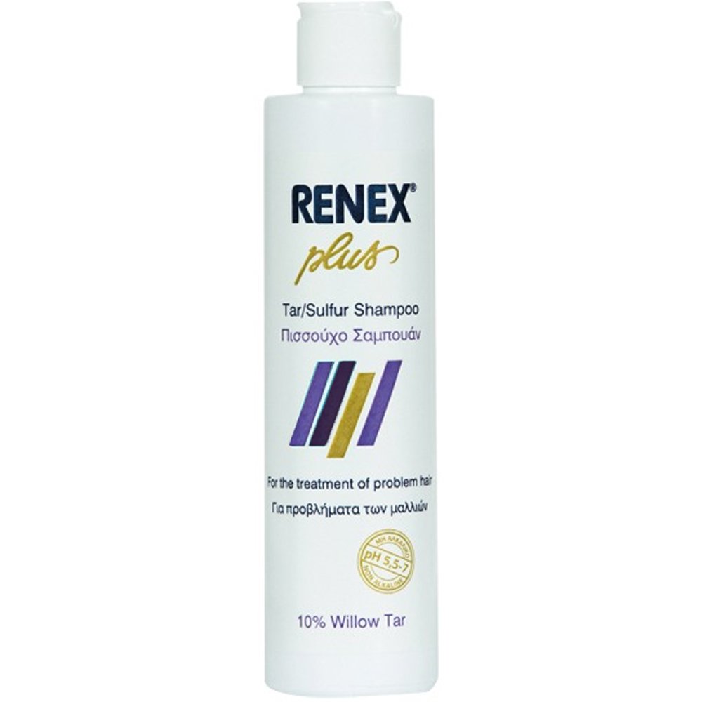 Froika Renex Plus Tar/Sulfur Anti Dandruff Shampoo Αντιπιτυριδικό Πισσούχο Σαμπουάν με Οργανικό Θείο Ενάντια Σμηγματόρροιας & Κνησμού 200ml