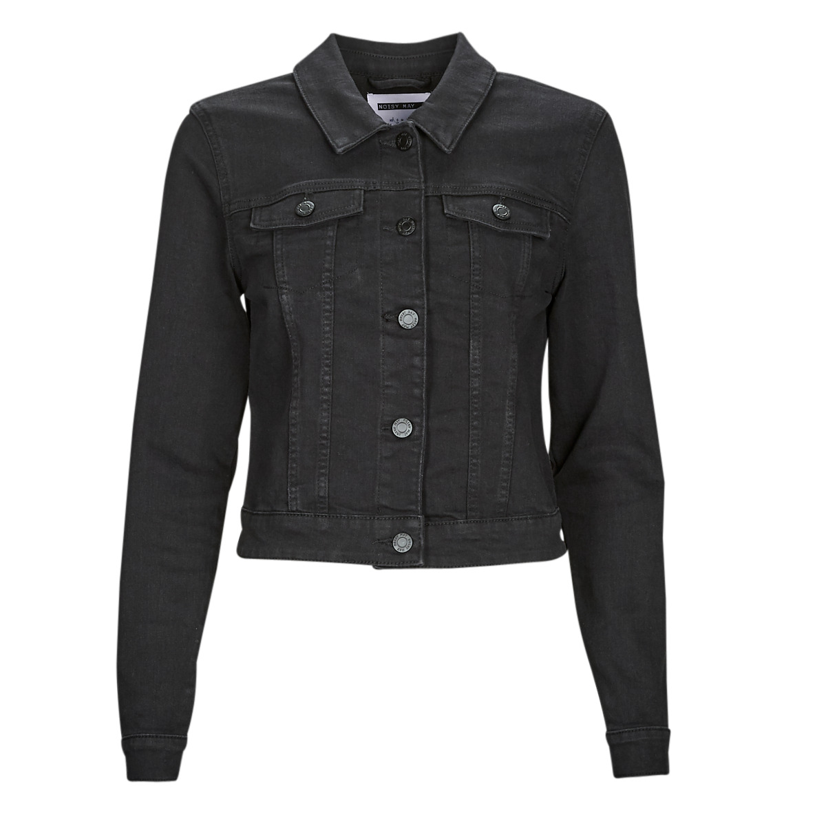 Τζιν Μπουφάν/Jacket Noisy May NMDEBRA L/S BLACK DENIM JACKET NOOS