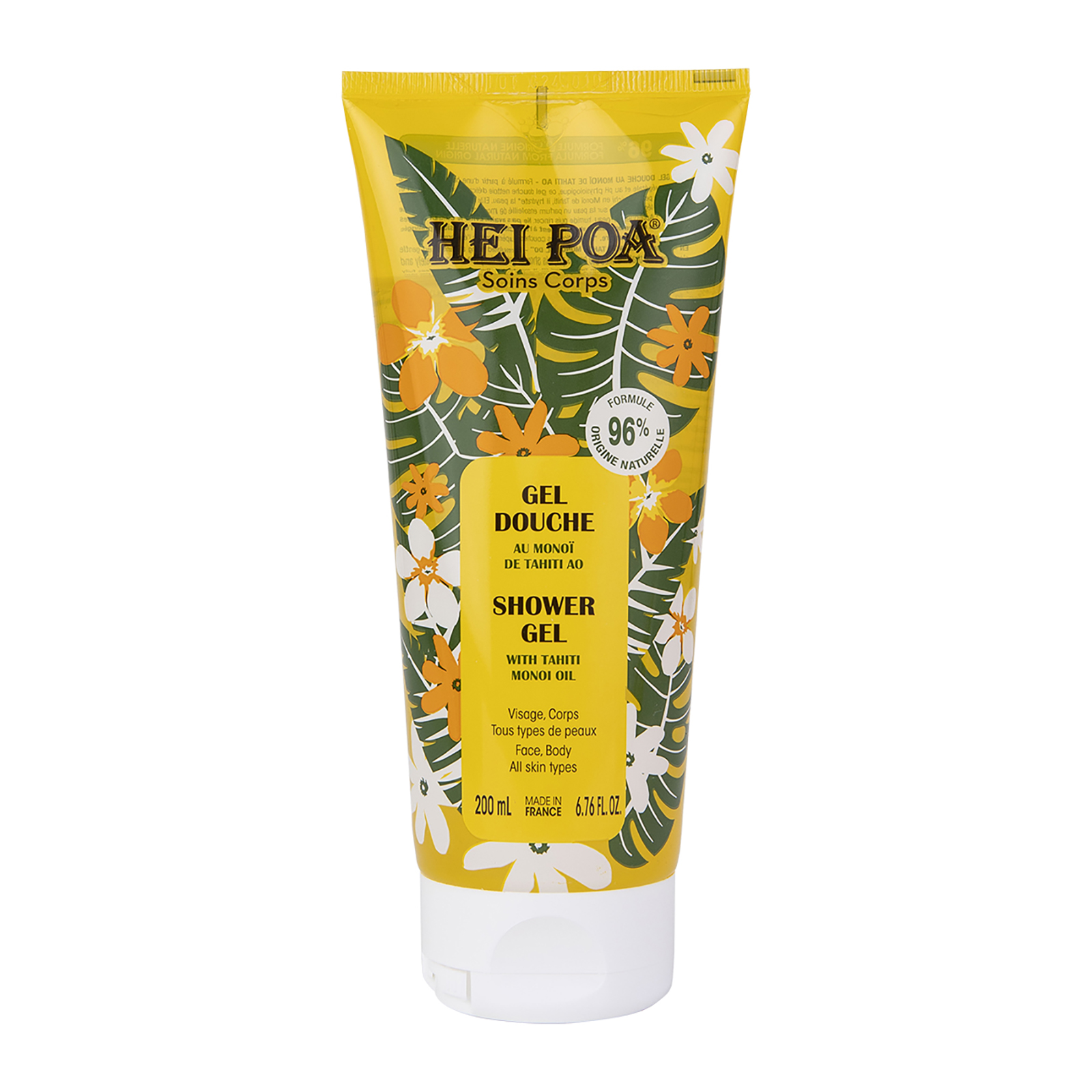 Shower Gel With Tahiti Monoi Oil 200ml
