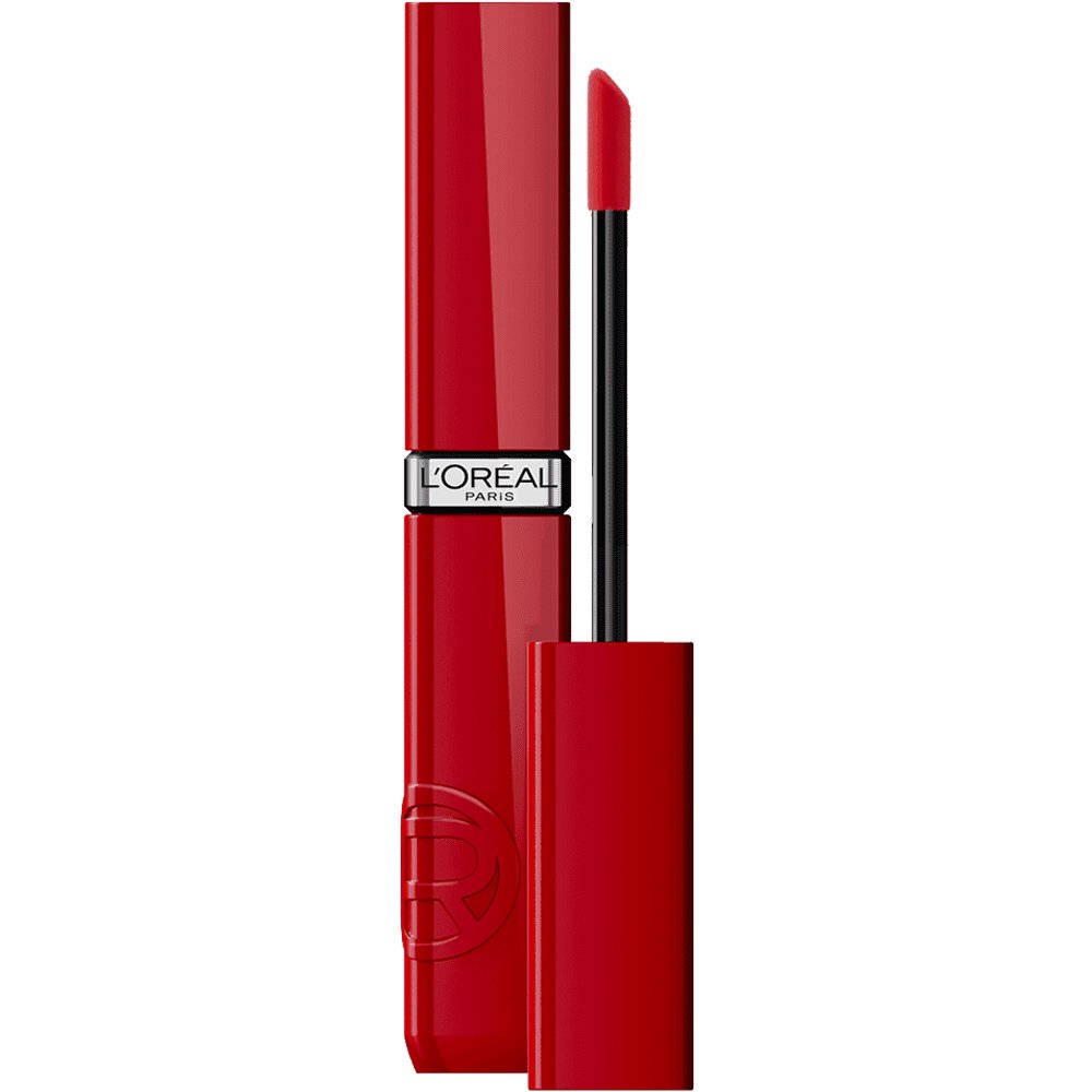 L'Oreal Paris Infaillible Laque Resitance Liquid Lipstick Υγρό Λαμπερό Κραγιόν για Έντονο Χρώμα Μακράς Διάρκειας 4.3ml - 420 Le Rouge Paris