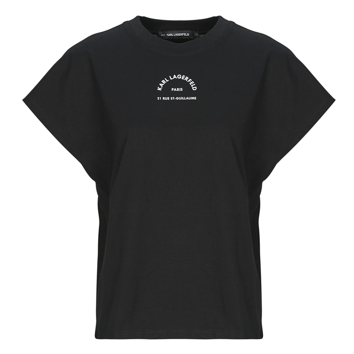 T-shirt με κοντά μανίκια Karl Lagerfeld RSG GLITTER RELAXED T-SHIRT