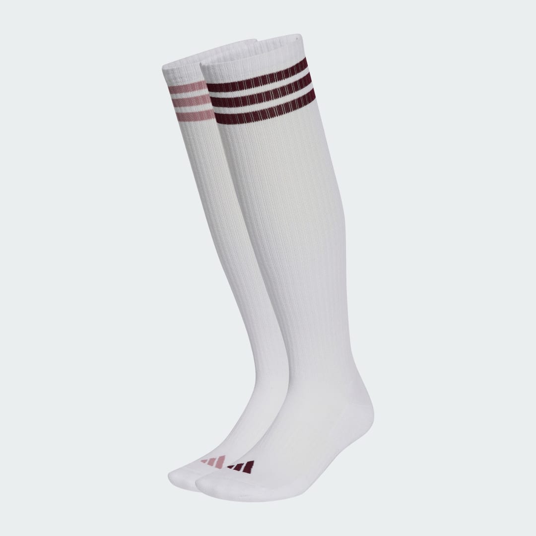 Κάλτσες μέχρι το γόνατο 3 Stripes 2 ζευγάρια