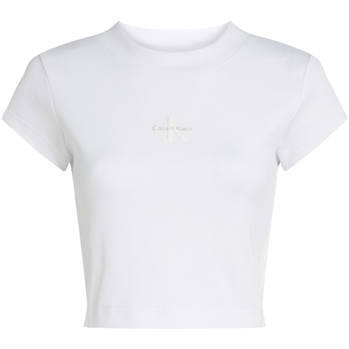 T-shirt με κοντά μανίκια Calvin Klein Jeans MONOGRAM BABY TEE LV047AB802