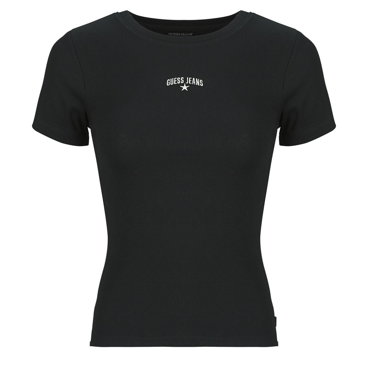 T-shirt με κοντά μανίκια Guess GJ SS CN RIB EMBRO