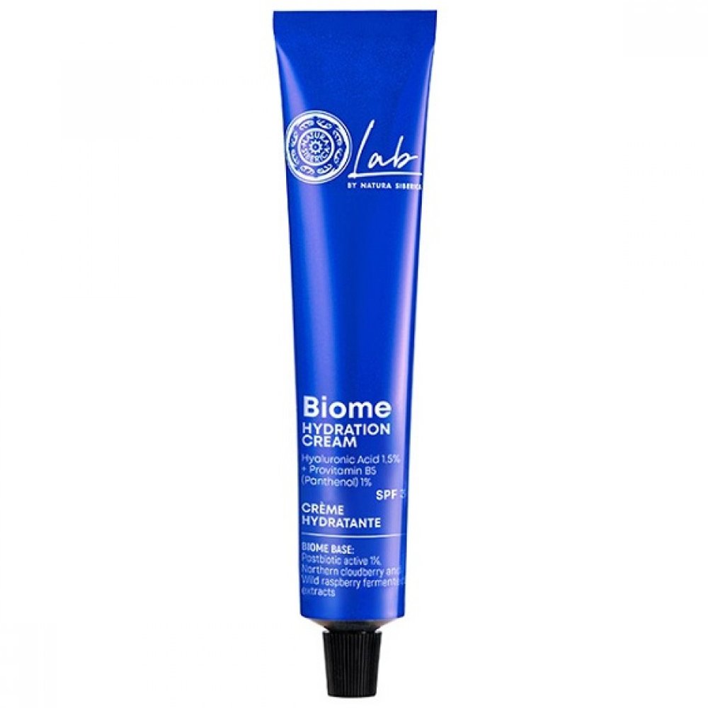 Natura Siberica Lab Biome Hydration Face Cream Spf30 Ενυδατική Κρέμα Προσώπου Υψηλής Αντηλιακής Προστασίας με Υαλουρονικό Οξύ & Πανθενόλη 50ml
