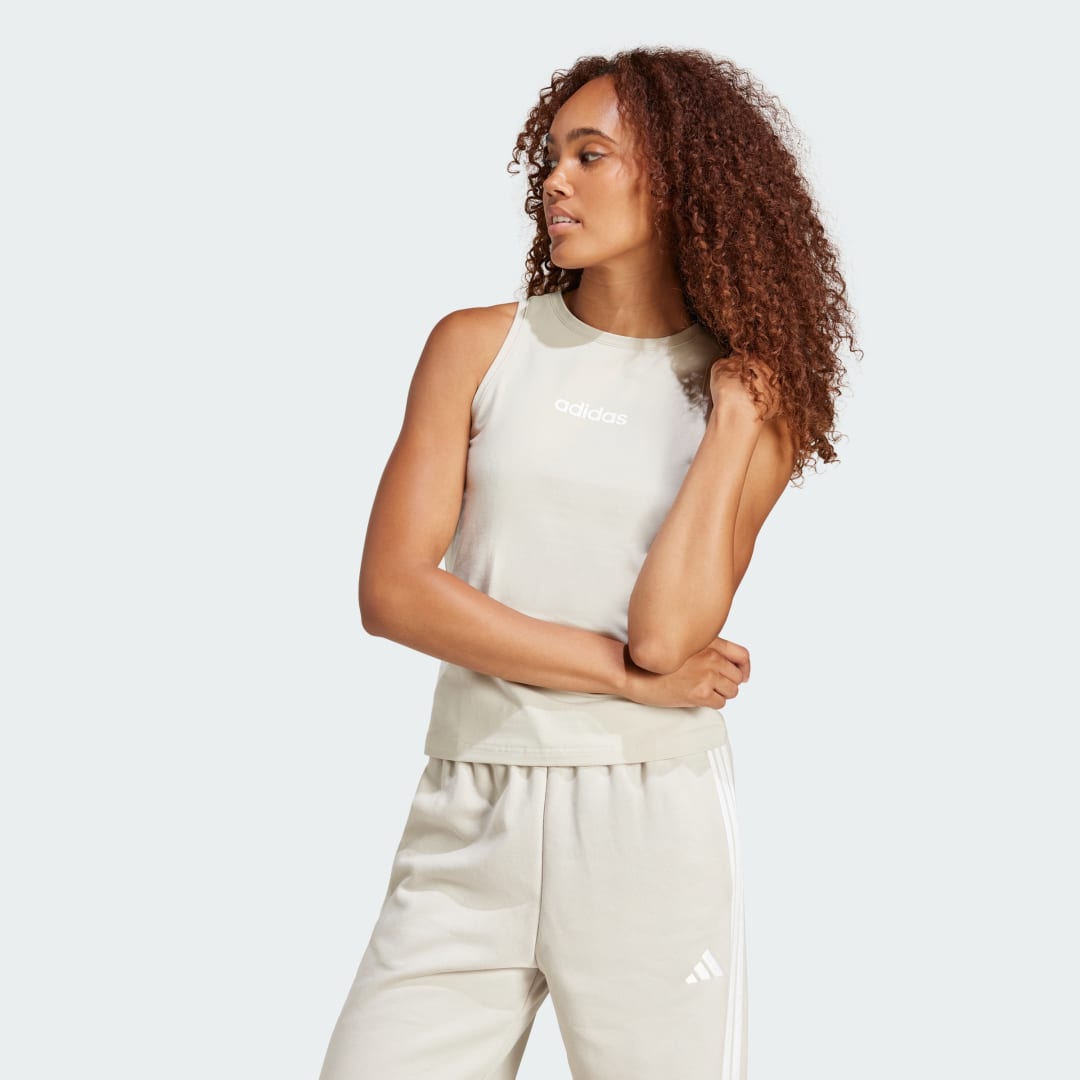 Essentials Linear Slim Cotton Tank Top