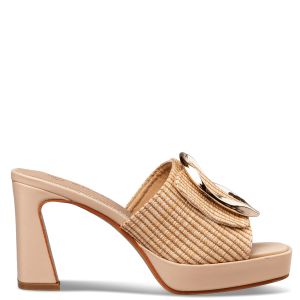 BLOCK HEEL MULES
