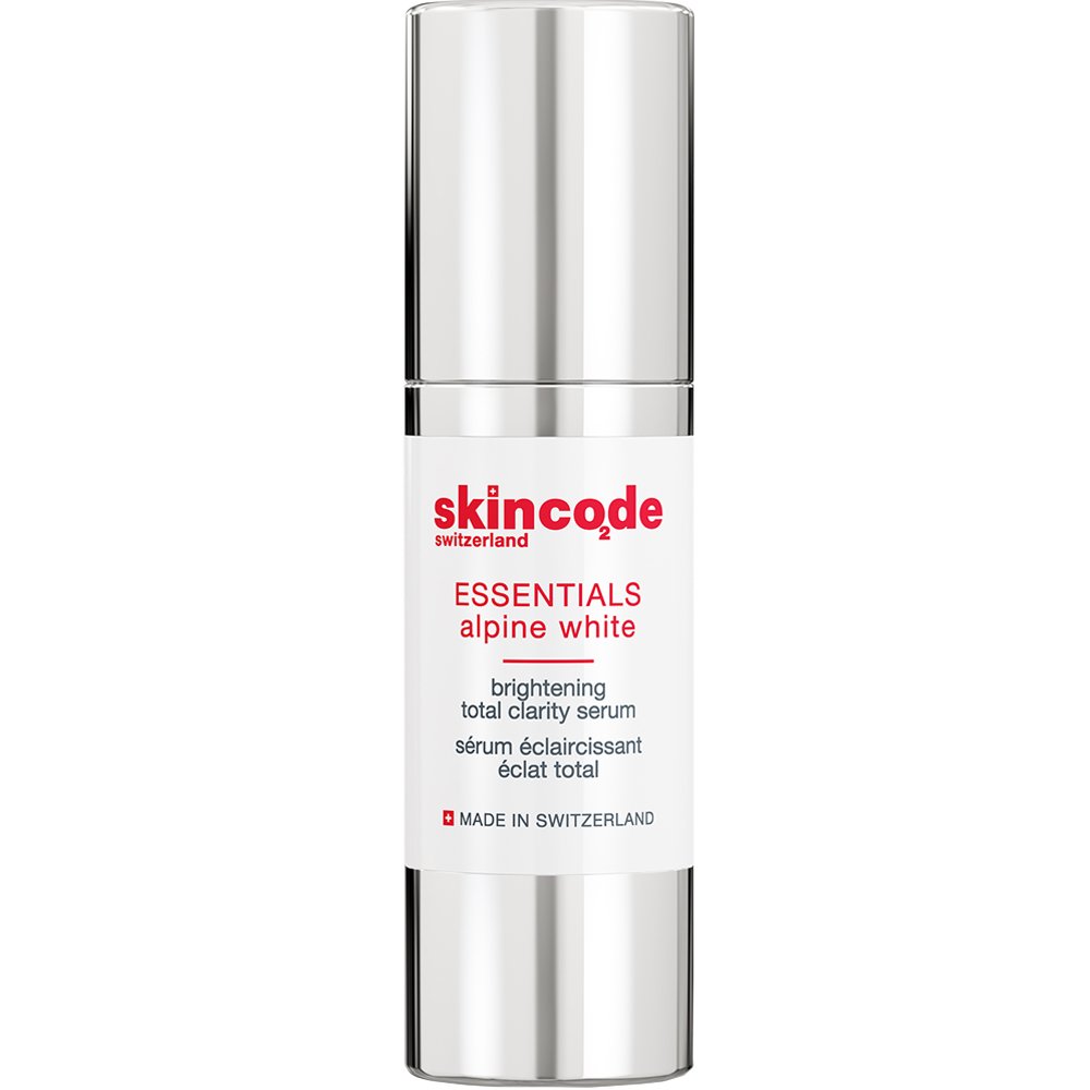 Skincode Essentials Alpine White Brightening Total Clarity Serum Ορός Λεύκανσης για τη Διόρθωση των Πανάδων & των Δυσχρωμιών για Όλους τους Τύπους Δέρματος 30ml