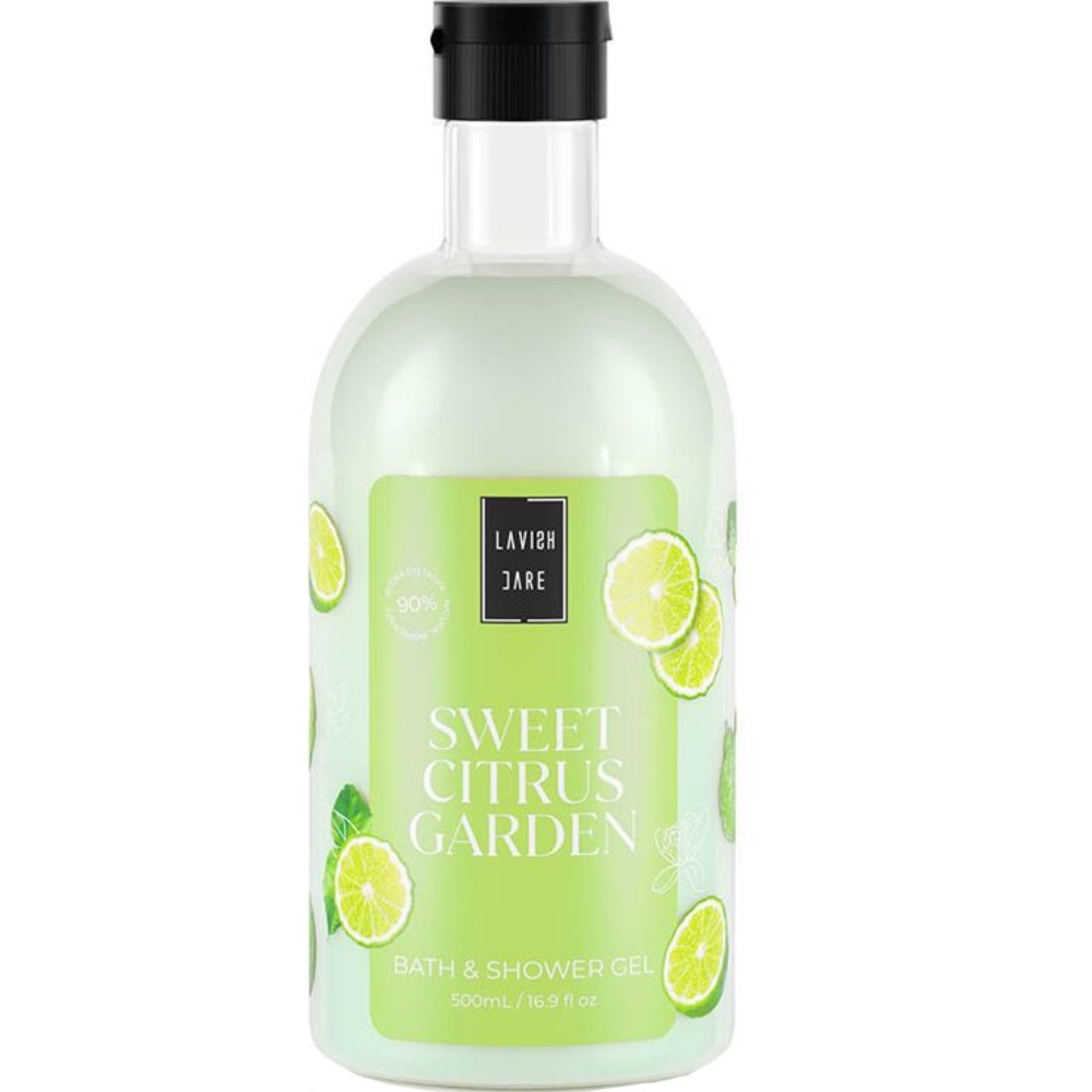 Lavish Care Shower Gel Sweet Citrus Garden Ενυδατικό & Αρωματικό Αφρόλουτρο με Άρωμα Εσπεριδοειδή 500ml