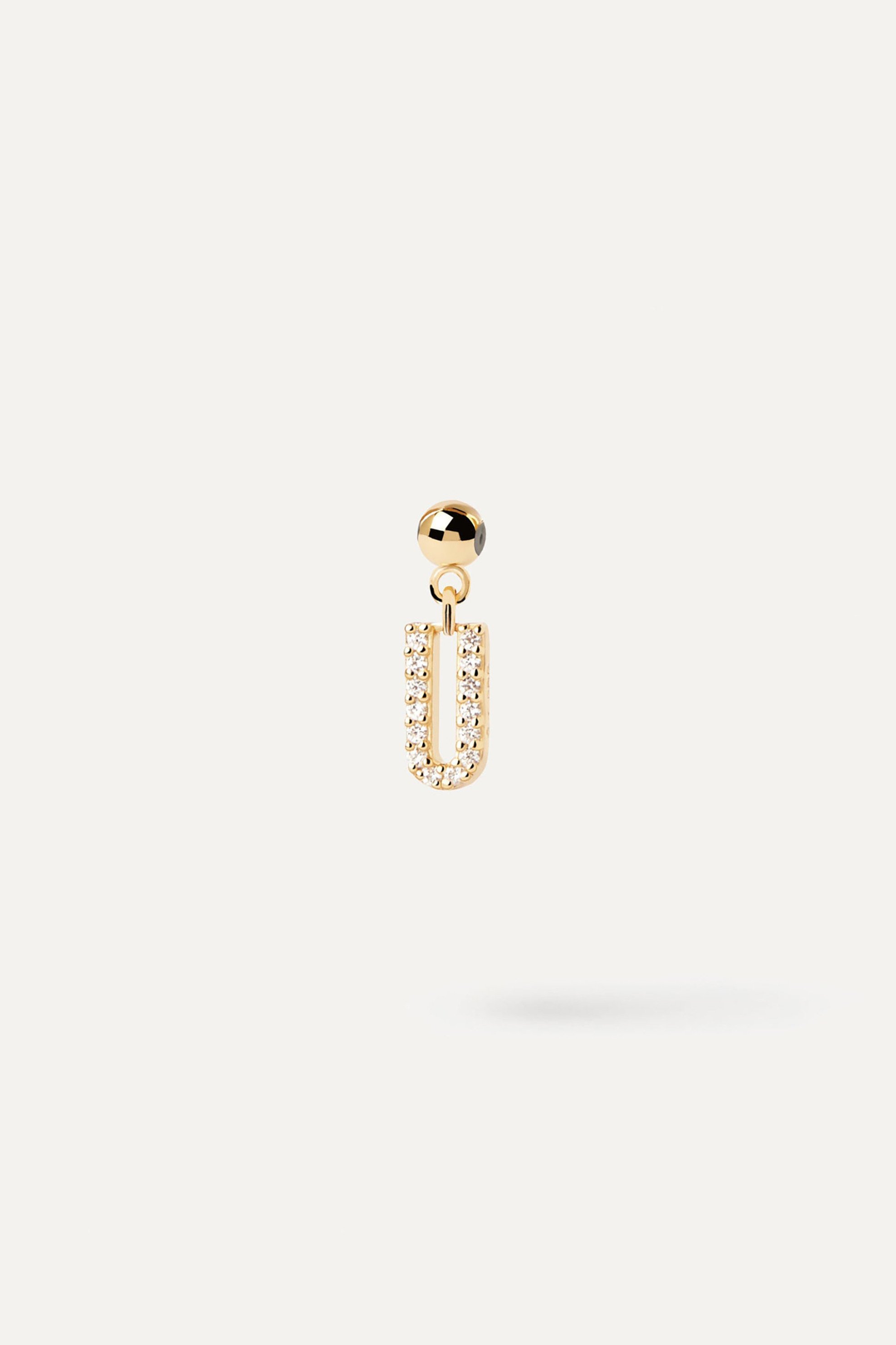 PDPAOLA γυναικείο charm "Letter U"