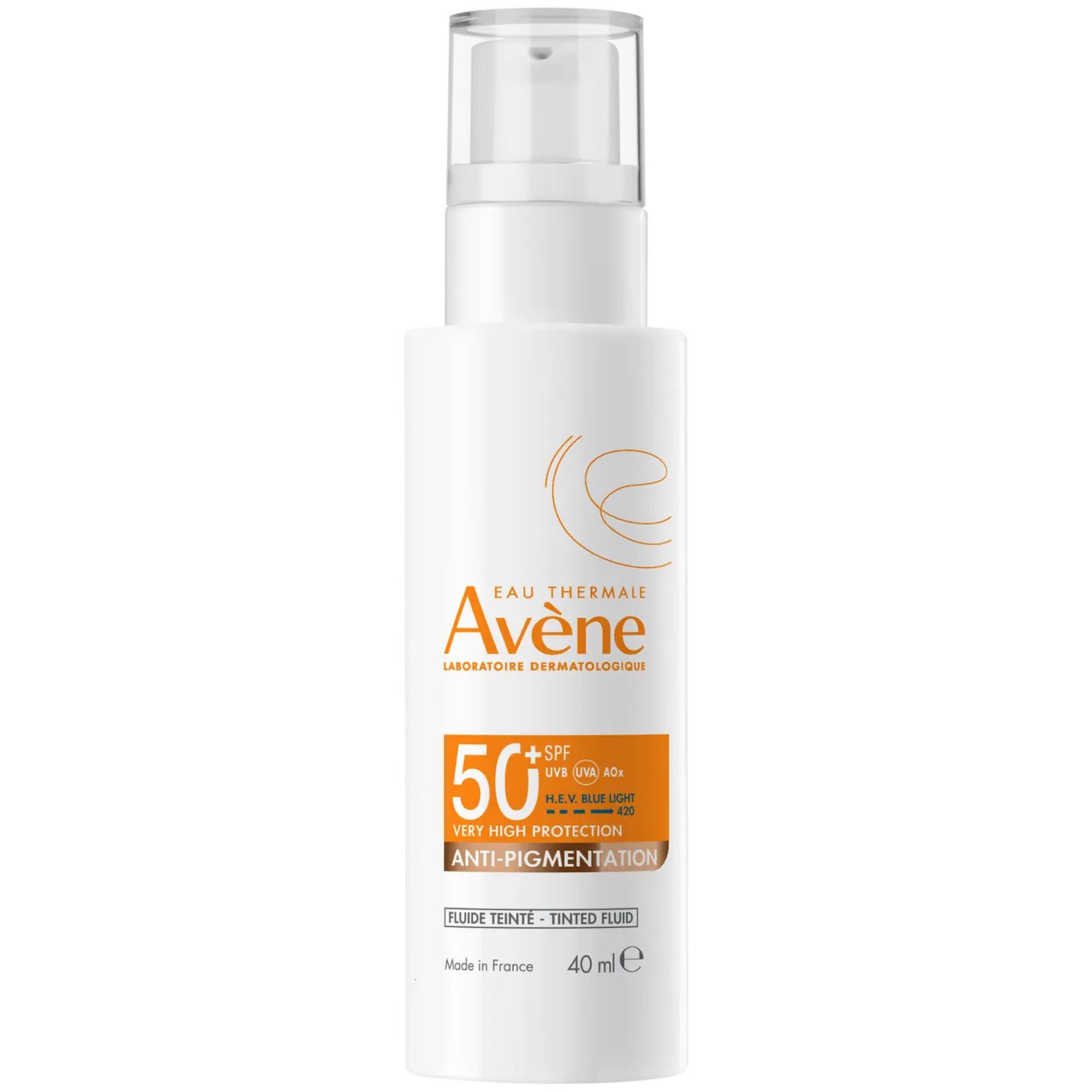 Avene Anti-Pigmentation Tinted Fluid Spf50+ Αντηλιακό Προσώπου Πολύ Υψηλής Προστασίας με Χρώμα για την Πρόληψη των Μελαγχρωματικών Κηλίδων 40ml