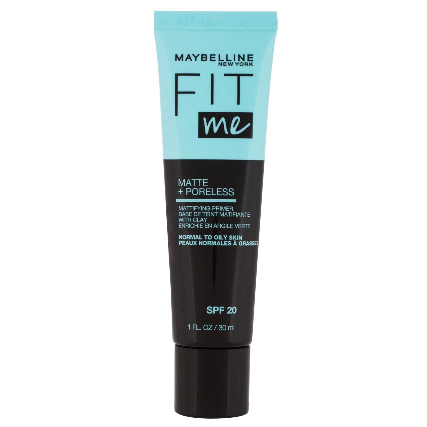 Maybelline Fit Me Matte & Poreless Spf20 Primer Primer Μεσαίας Αντηλιακής Προστασίας για Ματ Επιδερμίδα 30ml