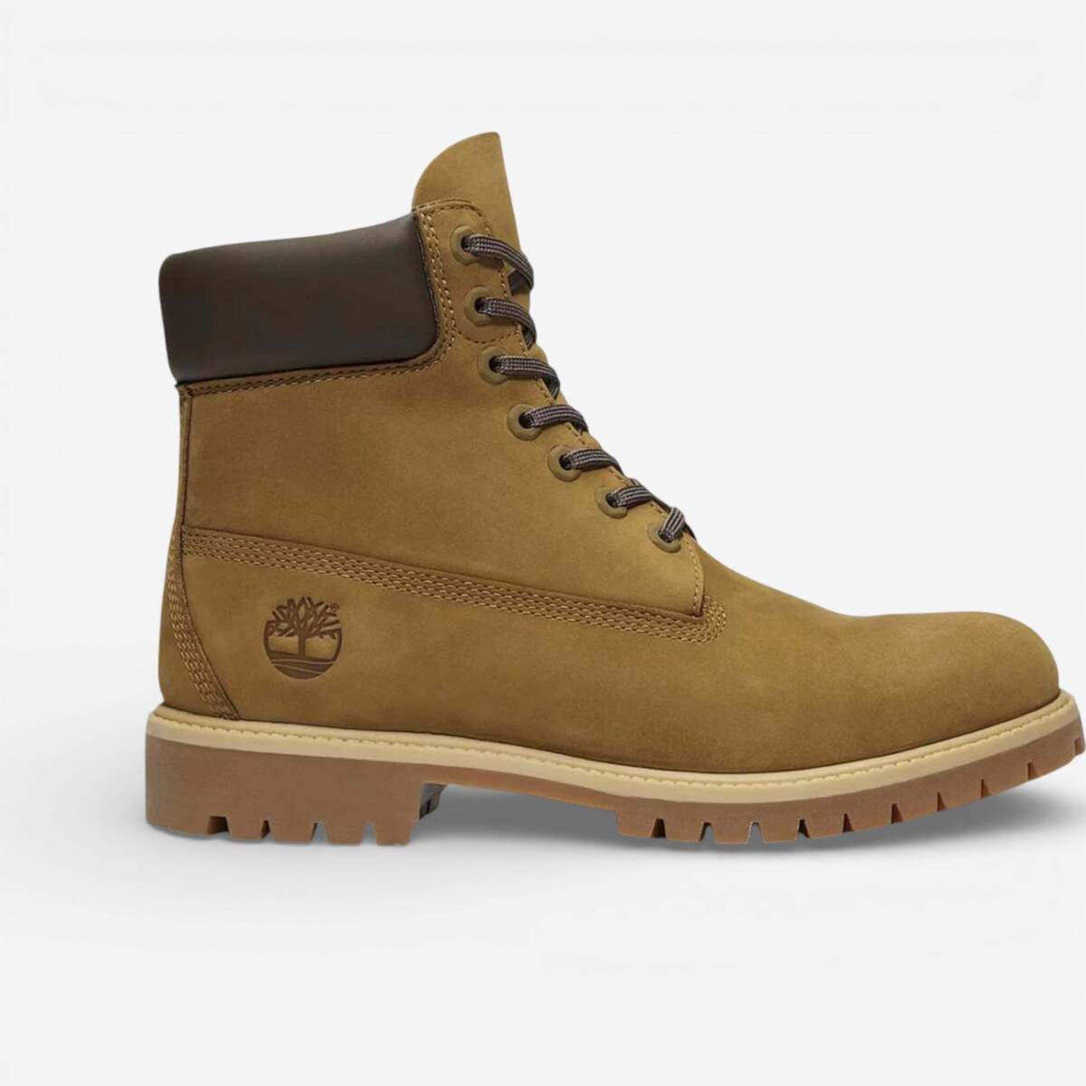 Μπότες Timberland Premium 6-Inch Waterproof BOOTS NUBUCK OLIVE BROWN