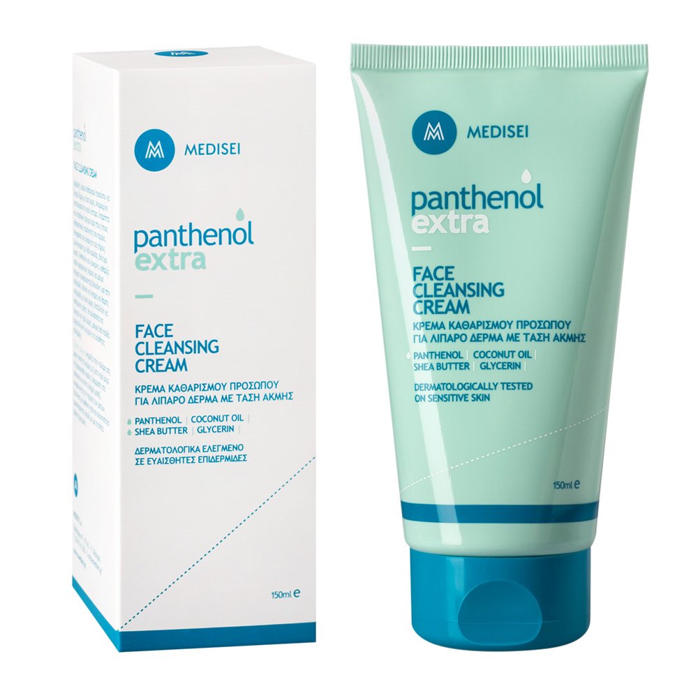 Panthenol Extra Face Cleansing Cream Κρέμα Καθαρισμού Προσώπου για Λιπαρό Δέρμα με Τάση Ακμής 150ml