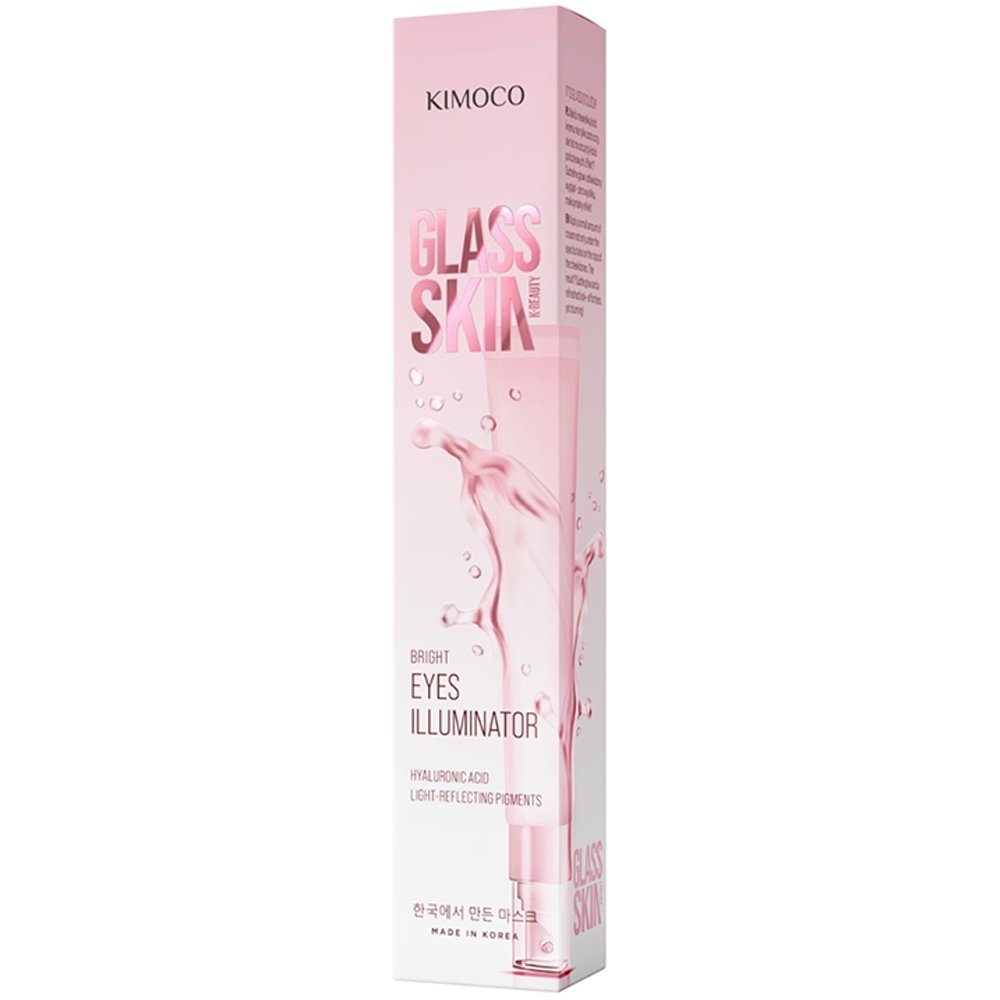 Kimoco Glass Skin Brightening & Moisturizing Eye Cream Κρέμα Ματιών για Άμεση Θρέψη & Λάμψη με Υαλουρονικό Οξύ & Χρωστικές Αντανάκλασης Φωτός 15ml