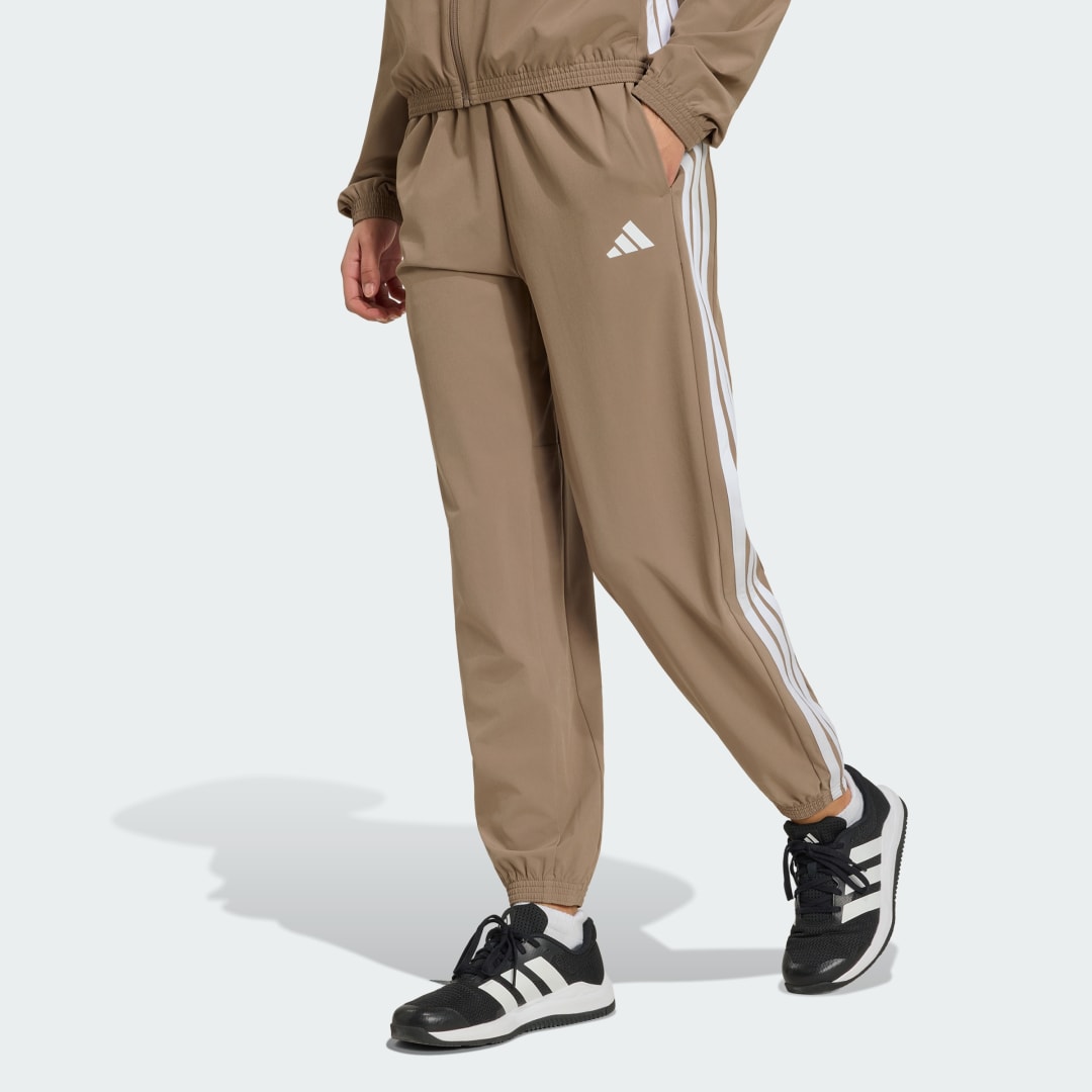 Train Essentials 3-Stripes Woven Pants