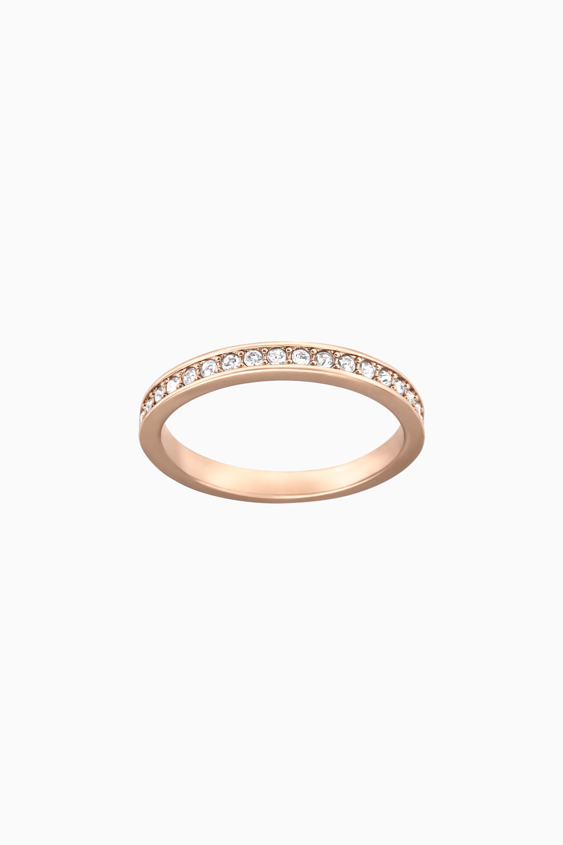 Swarovski Rare Ring, White, Rose-gold tone plated (60)
