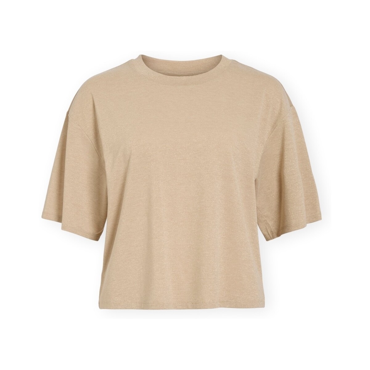 T-shirt με κοντά μανίκια Vila T-Shirt Luxi - Birch