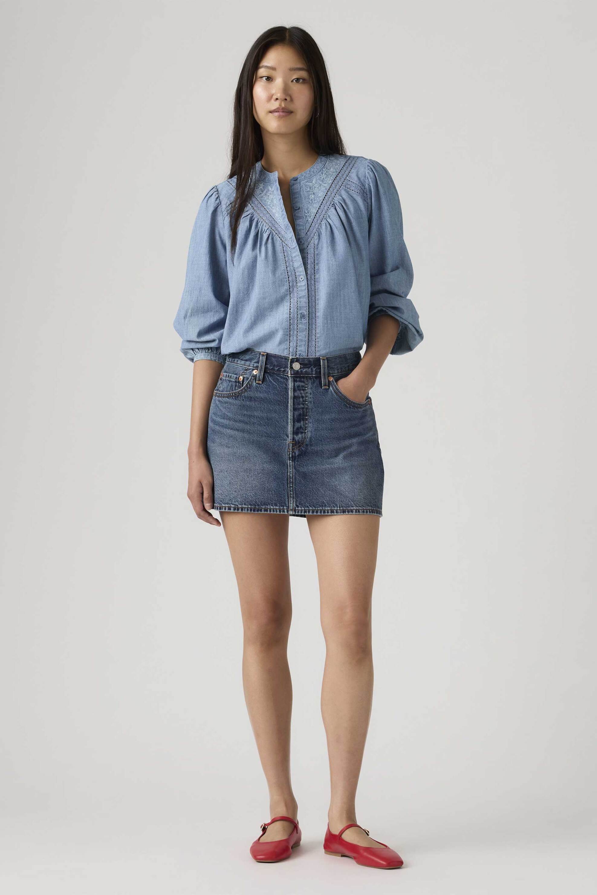 Levi's® γυναικεία mini φούστα denim πεντάτσεπη "Icon"
