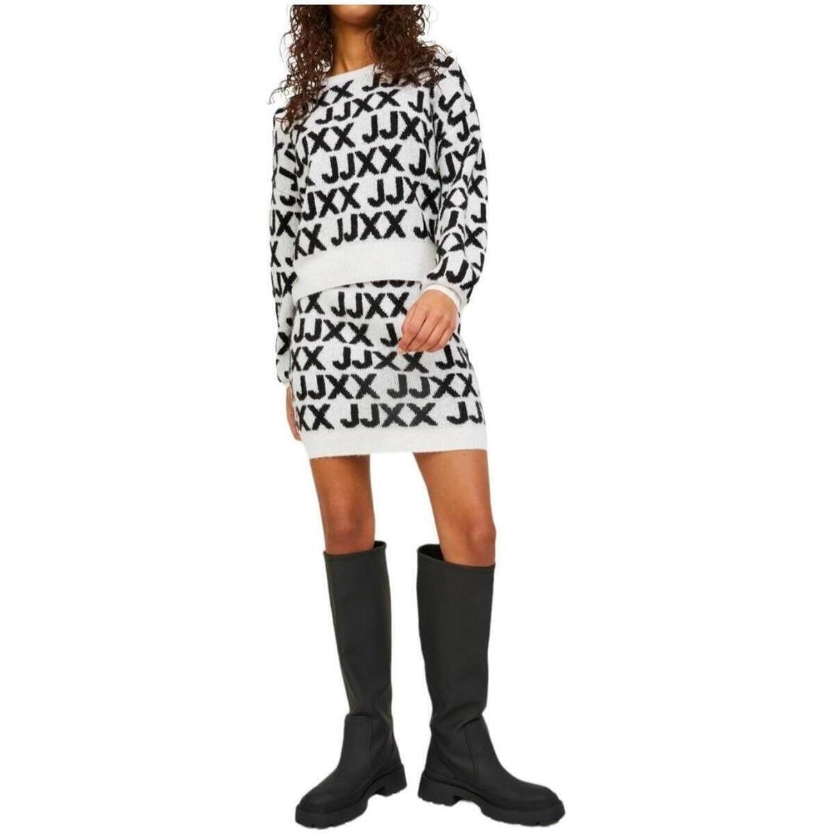 Πουλόβερ JJXX 12216798 Black/White