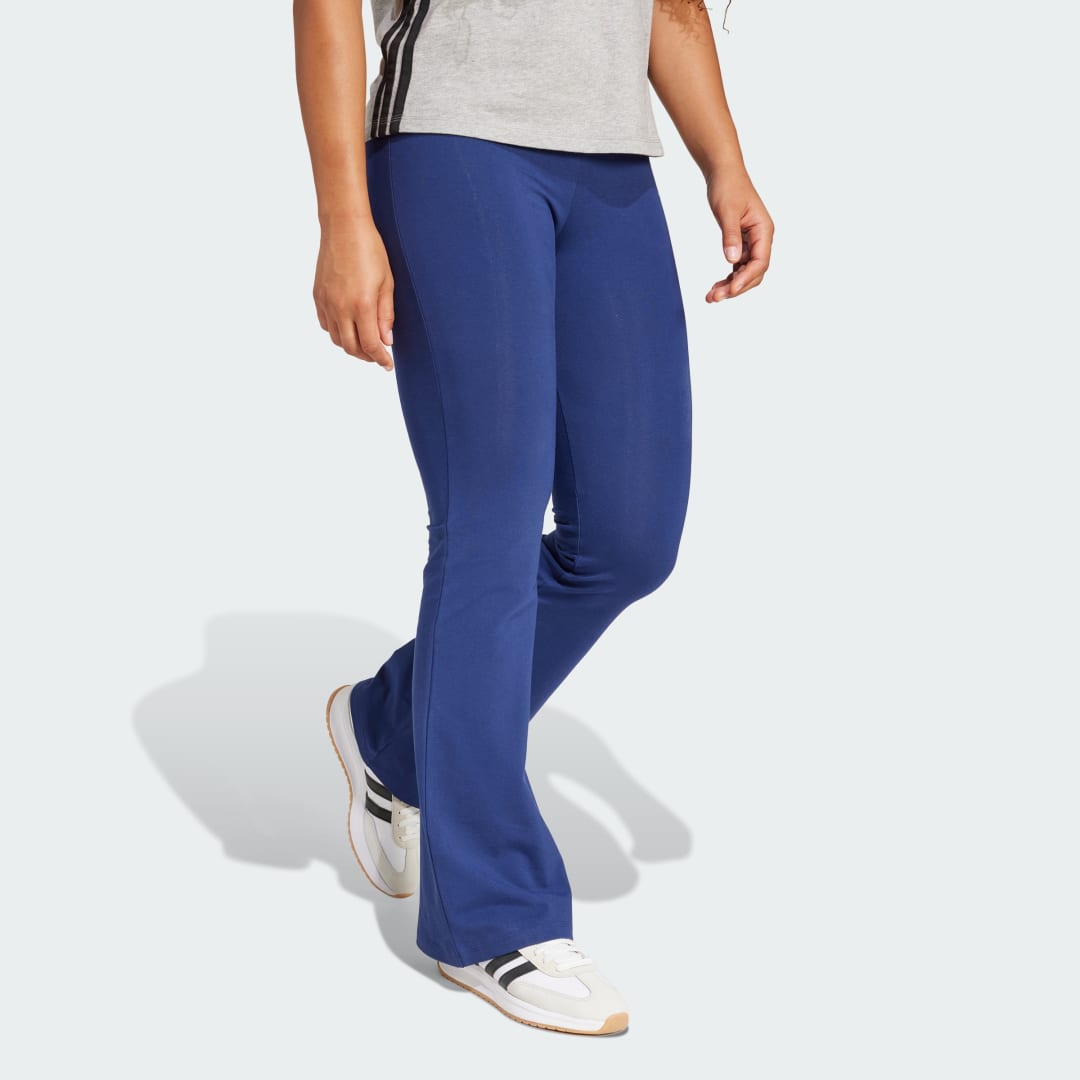 Essentials Small Logo Flared Leggings