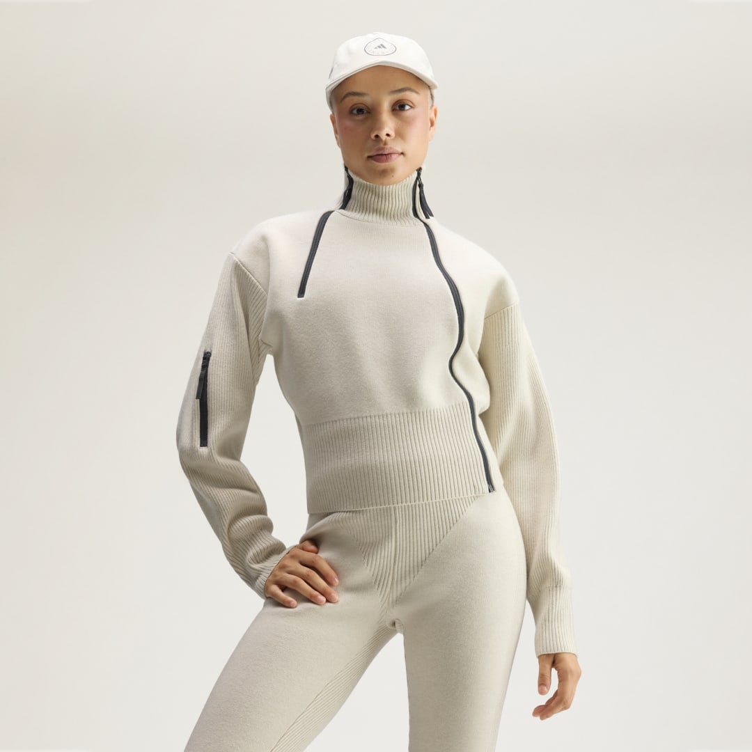 Πλεκτή χειμερινή ζακέτα adidas by Stella McCartney