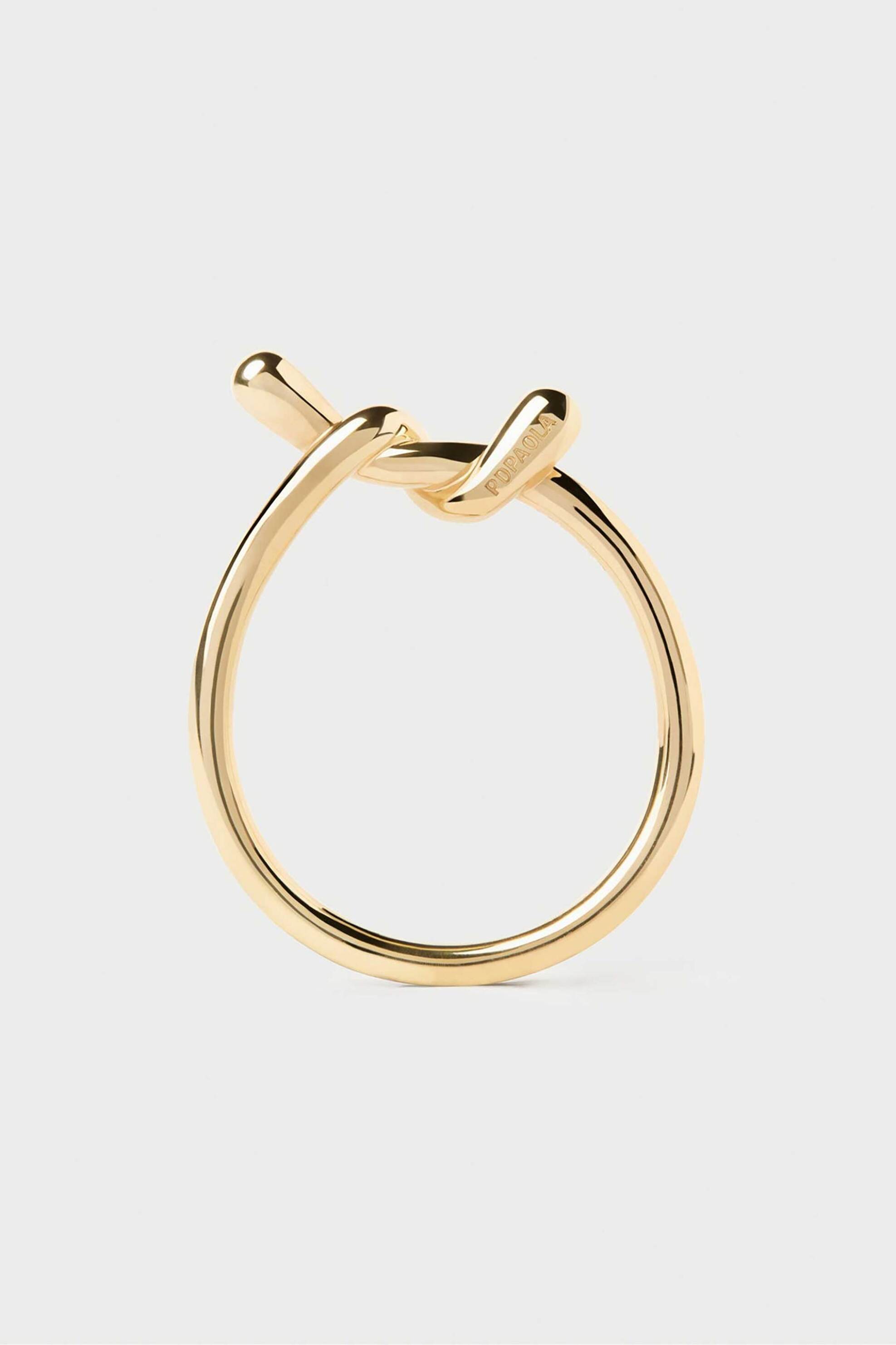 PDPAOLA γυναικείο δαχτυλίδι "Twist" 15,9 mm
