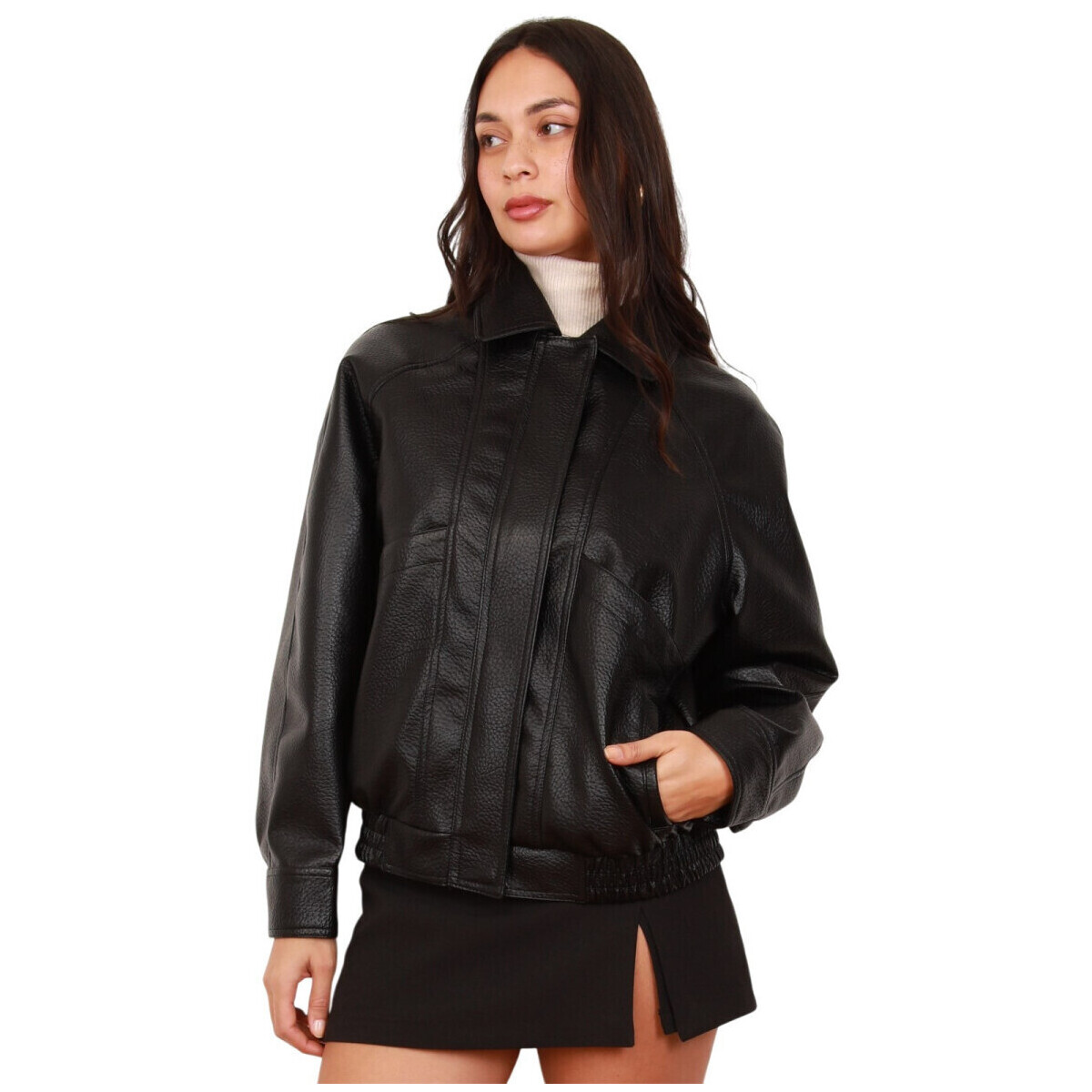 Δερμάτινο Μπουφάν La Modeuse 76744_P181774