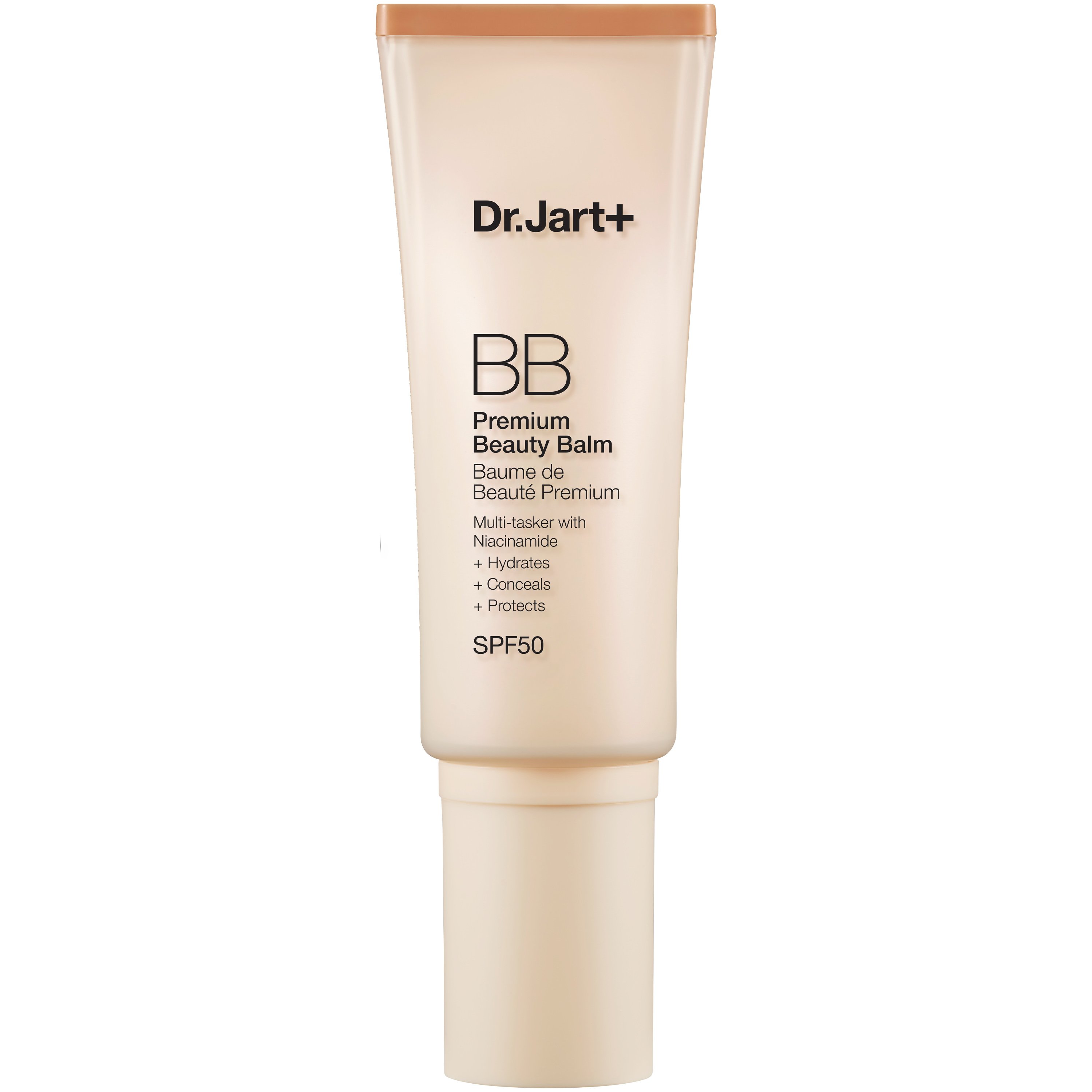 Dr.Jart+ Premium Beauty Balm Moisturizer Spf50 Ενυδατική Κρέμα Προσώπου με Χρώμα Εμπλουτισμένη με Νιασιναμίδη & Γλυκερίνη 40ml - Medium-Tan
