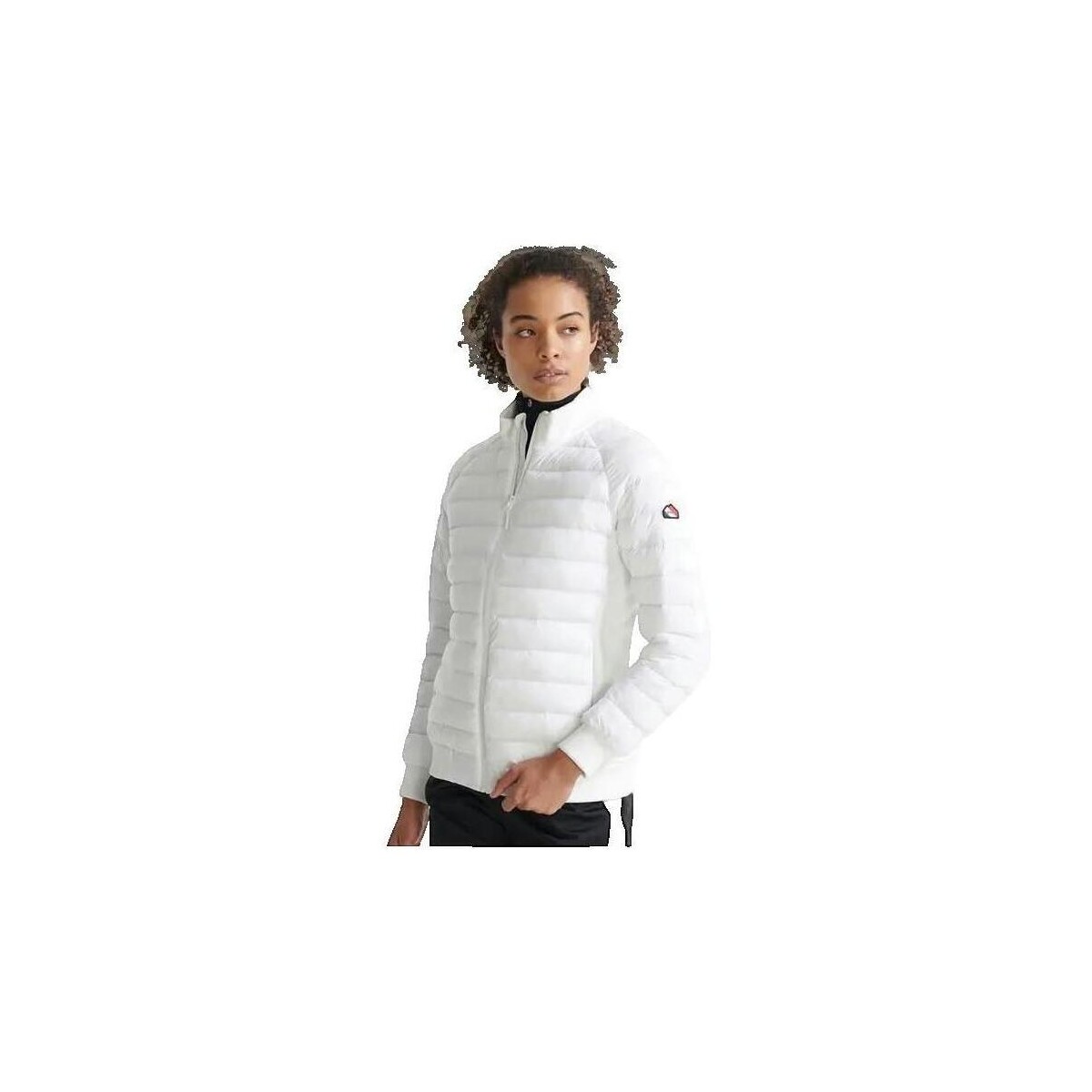 Μπουφάν Superdry Veste Motion Hybrid Slim Blanc