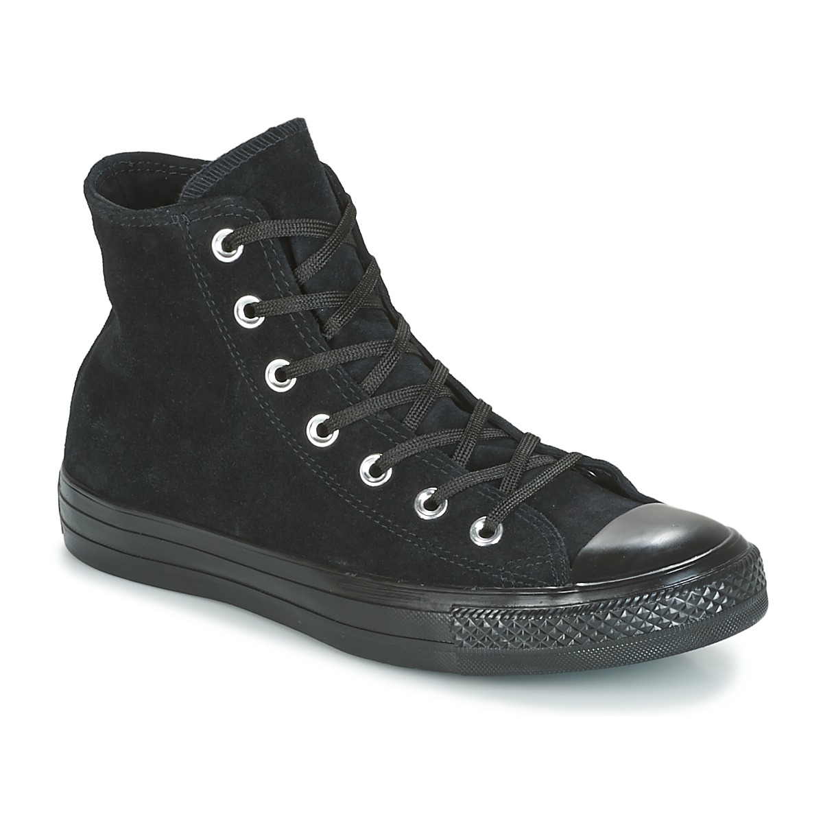 Ψηλά Sneakers Converse CHUCK TAYLOR ALL STAR MONO PLUSH SUEDE HI BLACK/BLACK/BLACK