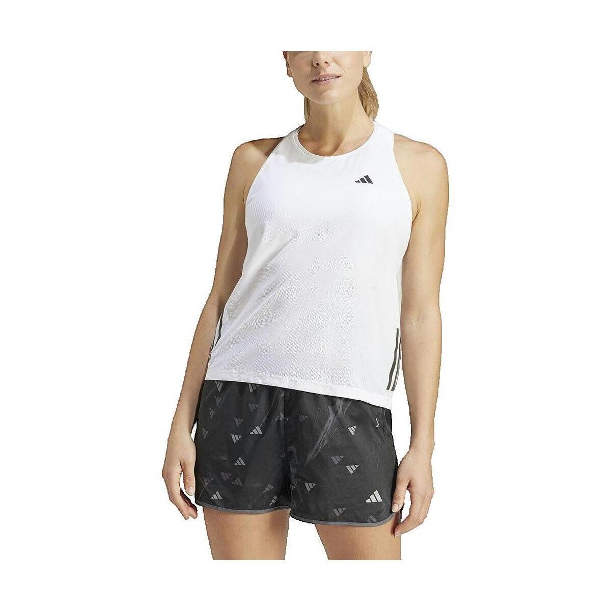 Αμάνικα/T-shirts χωρίς μανίκια adidas Débardeur Own The Run blanc