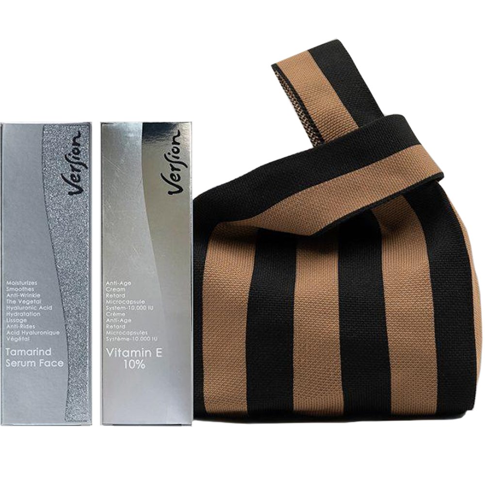 Version Promo Tamarind Face Serum 50ml & Vitamin E 10% Anti Age Cream 50ml & Δώρο Νεσεσέρ 1 Τεμάχιο