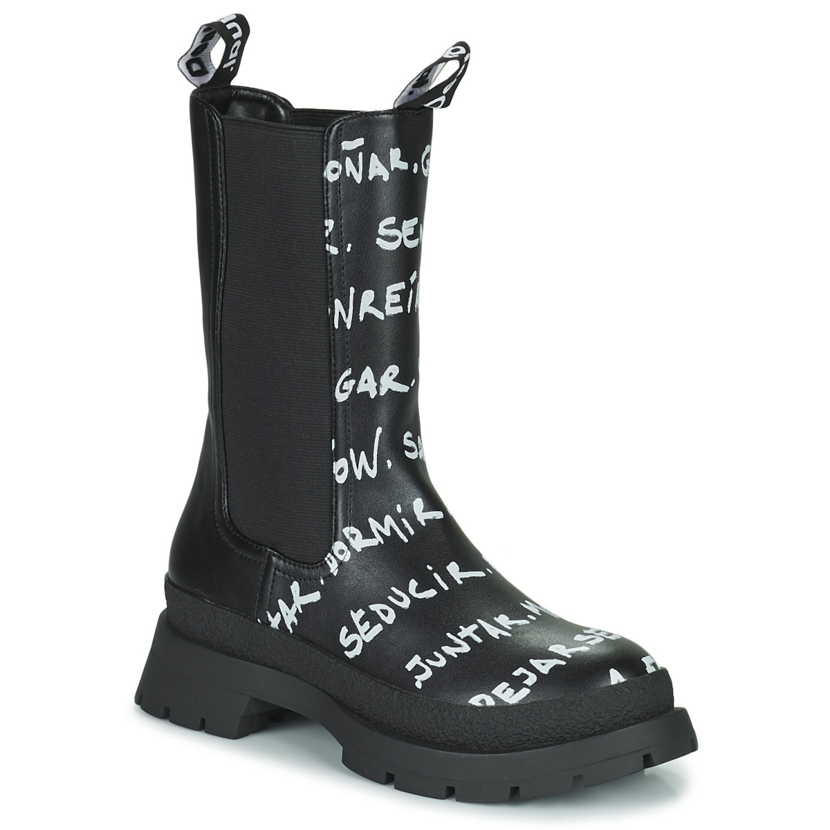 Μπότες Desigual SHOES CHELSEA HIGH LETTERING