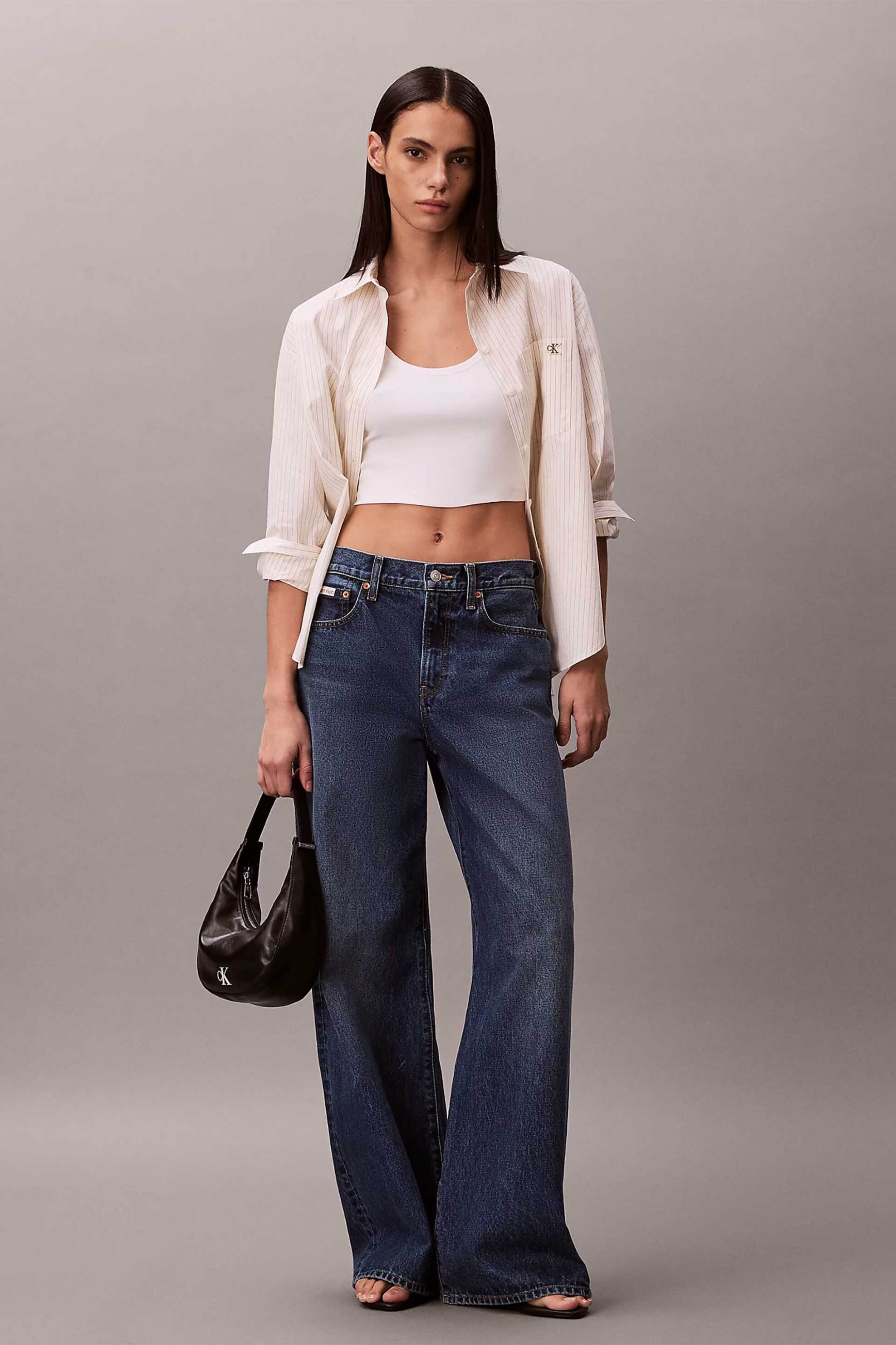 Calvin Klein Jeans γυναικείο τζιν παντελόνι πεντάτσεπο Relaxed Wide Fit